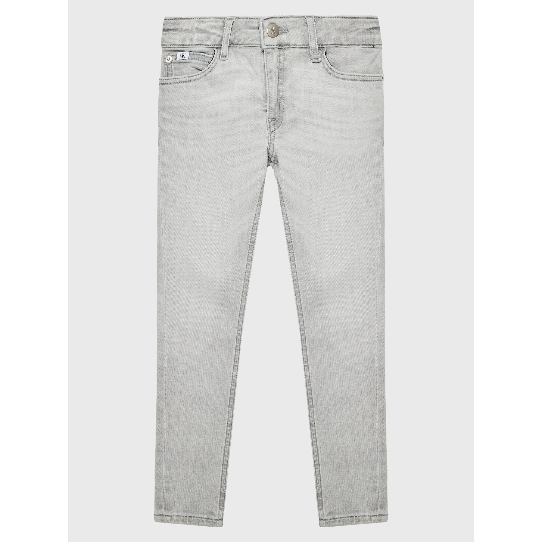 Calvin Klein Jeans Blugi IG0IG01889 Gri Skinny Fit - Pled.ro