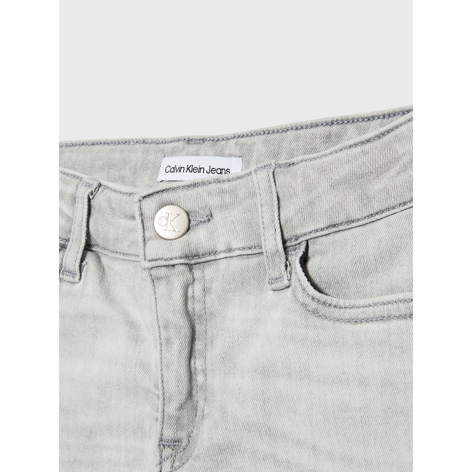 Calvin Klein Jeans Blugi IG0IG01889 Gri Skinny Fit - Pled.ro