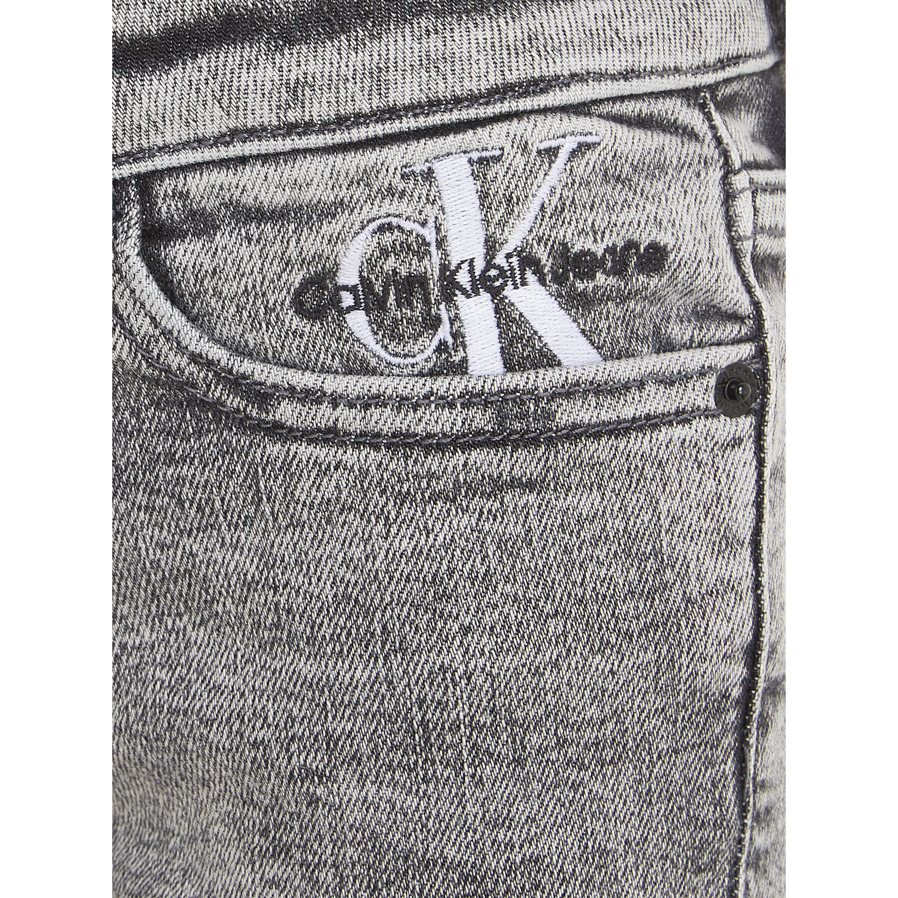 Calvin Klein Jeans Blugi IG0IG02155 Gri Skinny Fit - Pled.ro