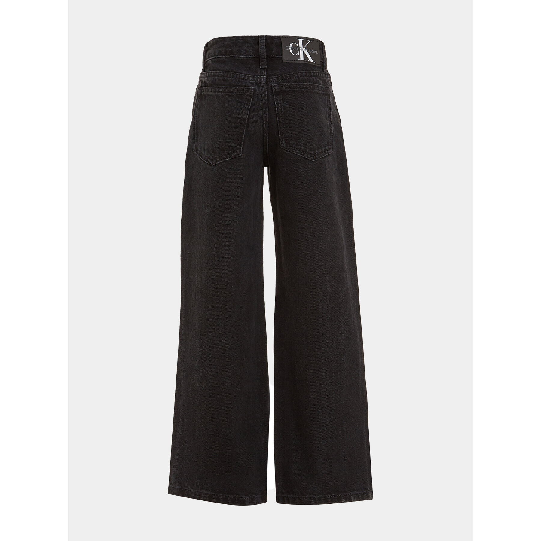 Calvin Klein Jeans Blugi IG0IG02156 Negru Wide Leg - Pled.ro