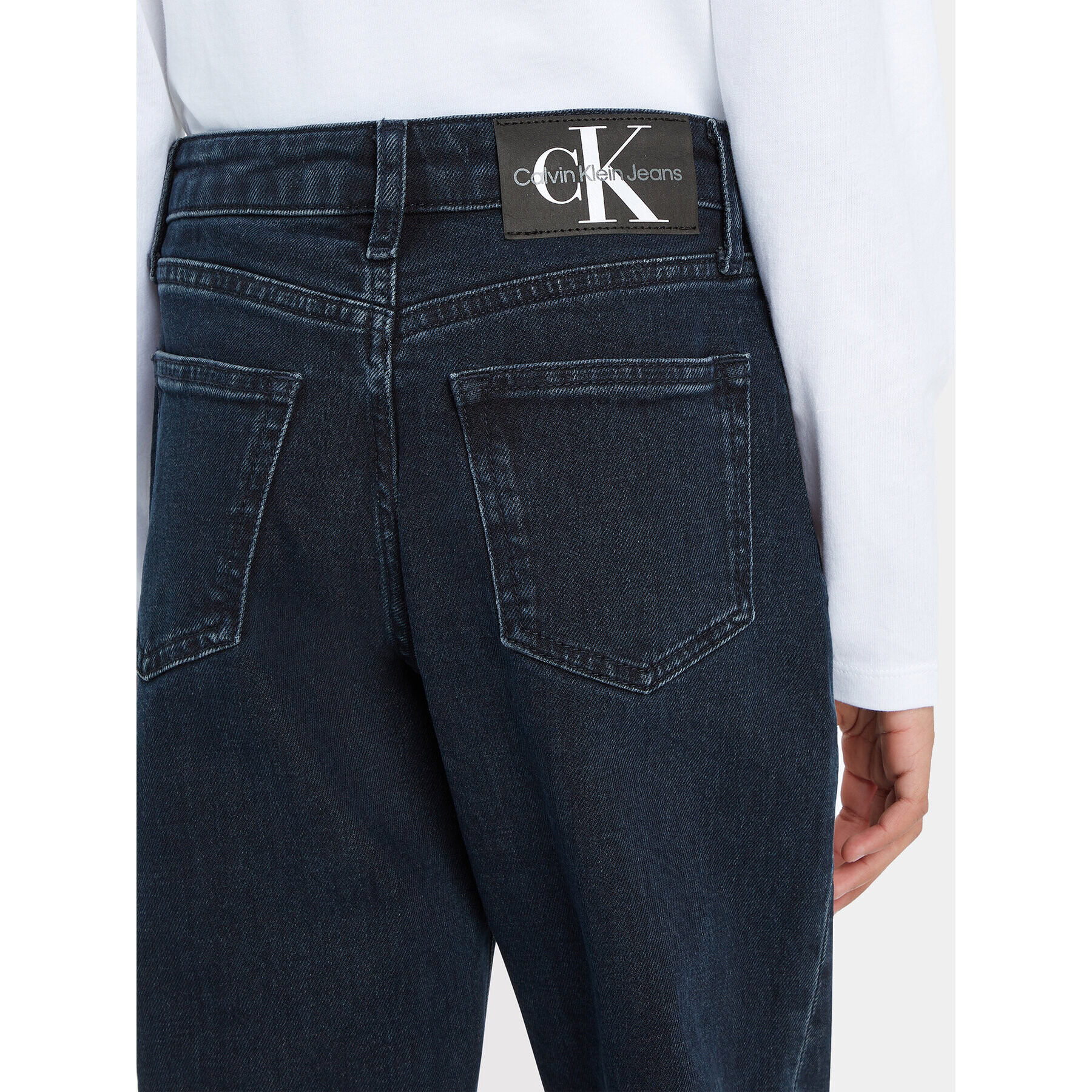 Calvin Klein Jeans Blugi IG0IG02366 Bleumarin Relaxed Fit - Pled.ro