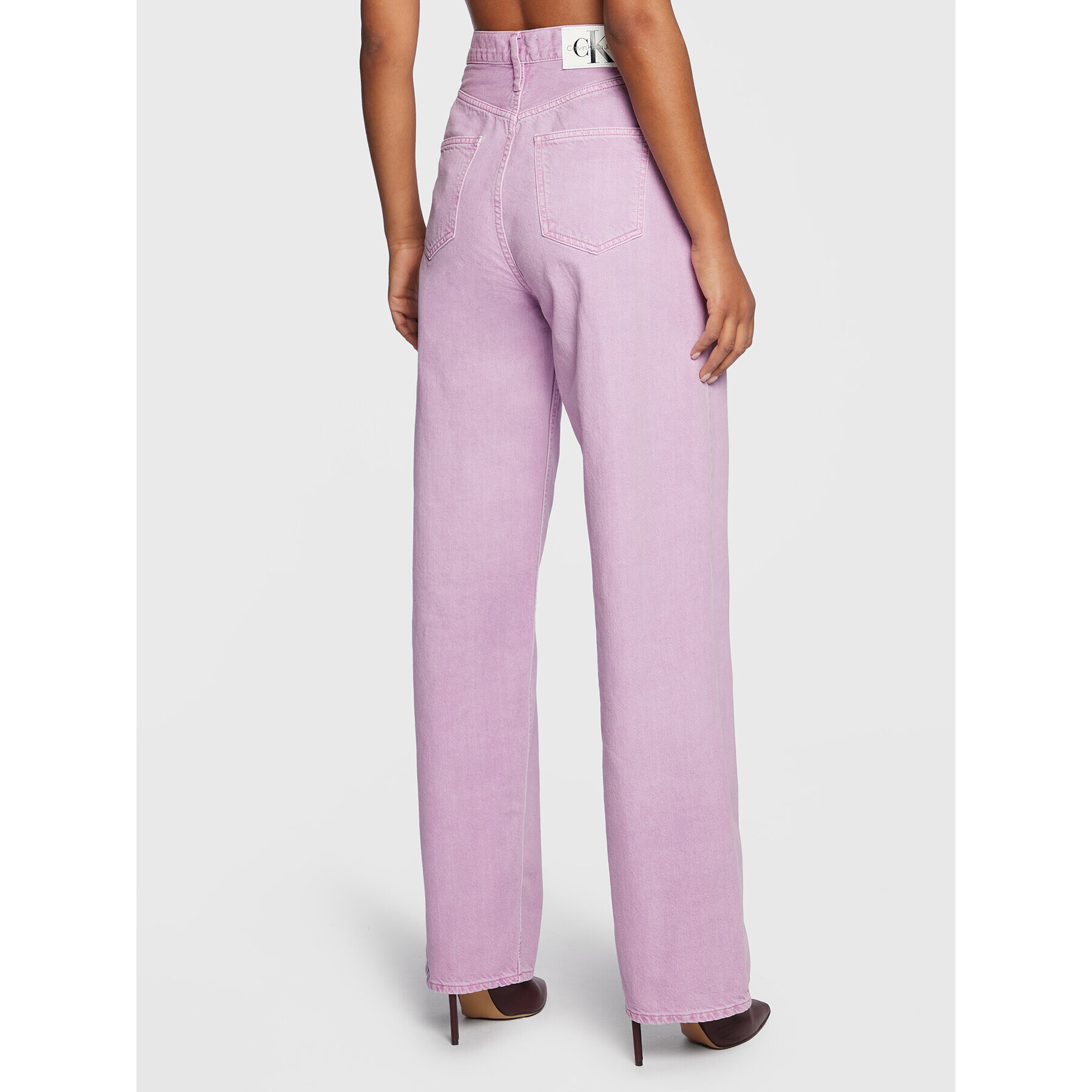 Calvin Klein Jeans Blugi J20J220182 Violet Relaxed Fit - Pled.ro