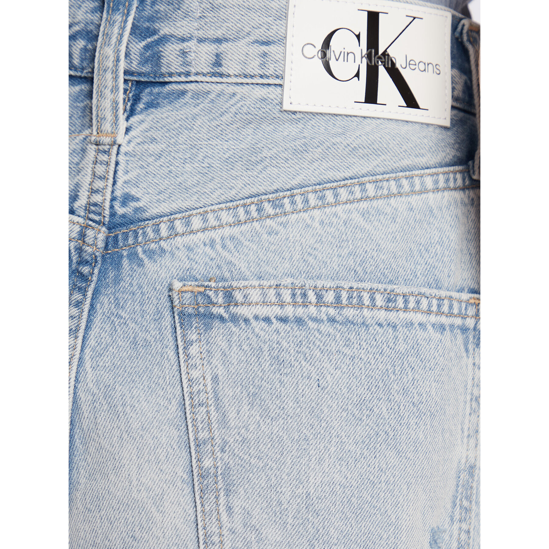 Calvin Klein Jeans Blugi J20J220183 Albastru Relaxed Fit - Pled.ro