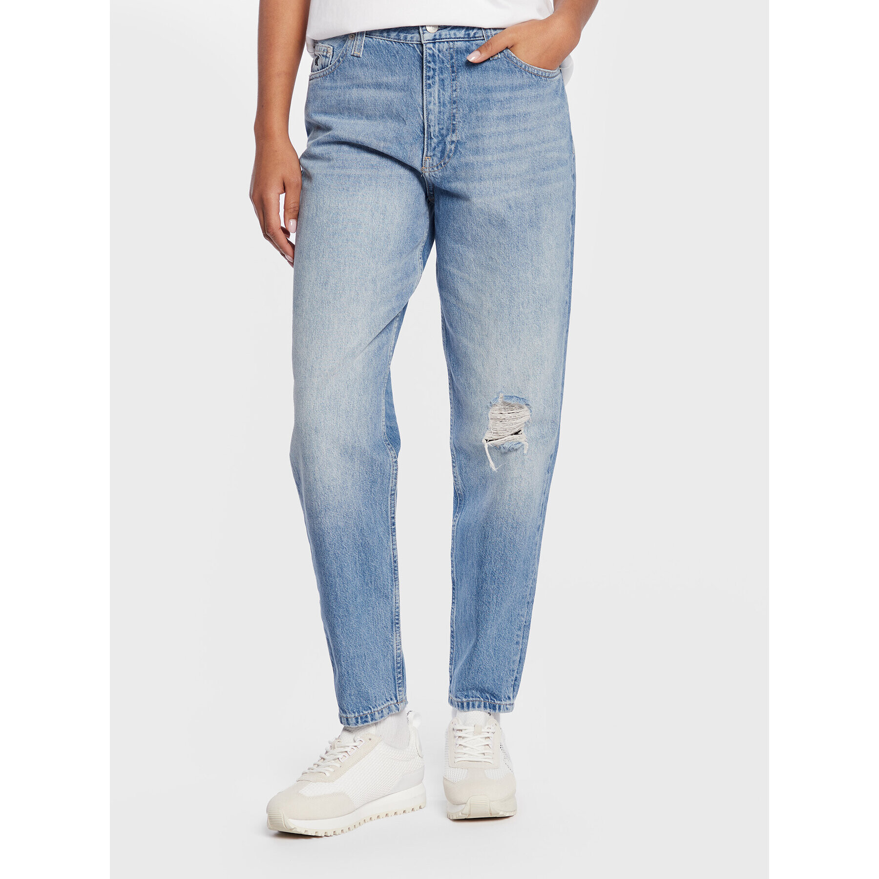 Calvin Klein Jeans Blugi J20J220195 Albastru Regular Fit - Pled.ro