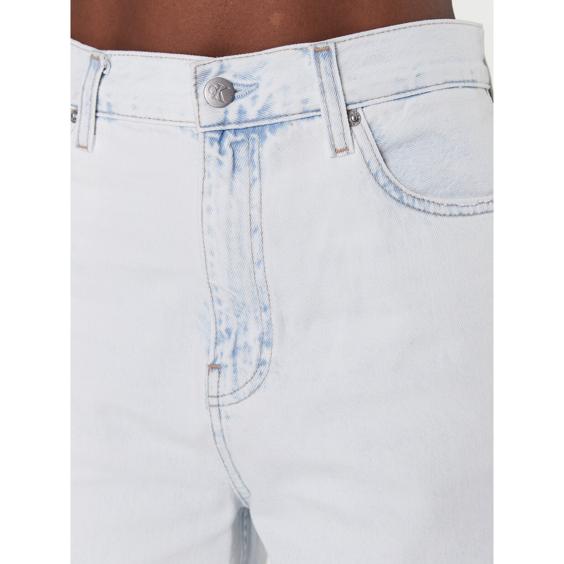 Calvin Klein Jeans Blugi J20J221850 Albastru Relaxed Fit - Pled.ro