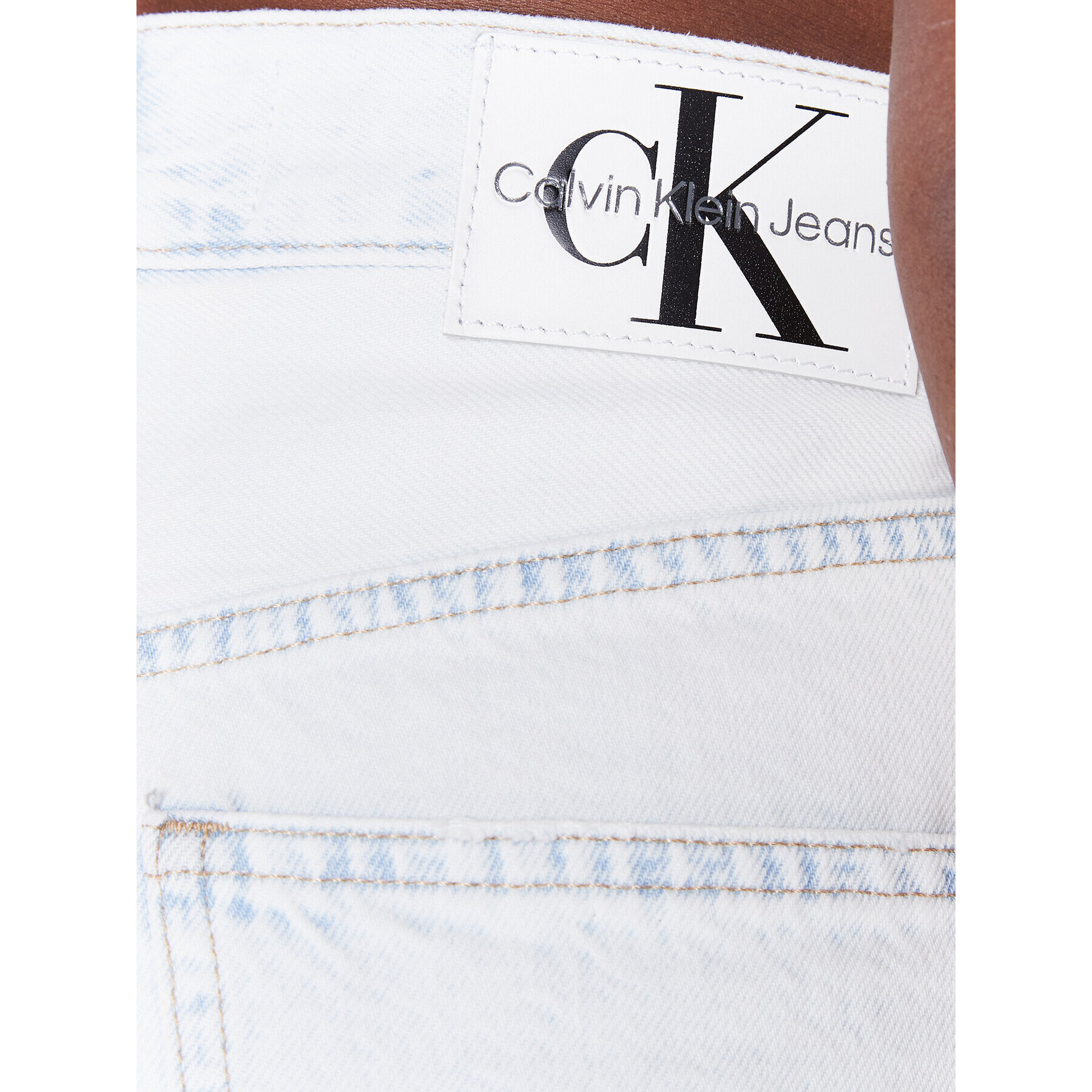 Calvin Klein Jeans Blugi J20J221850 Albastru Relaxed Fit - Pled.ro