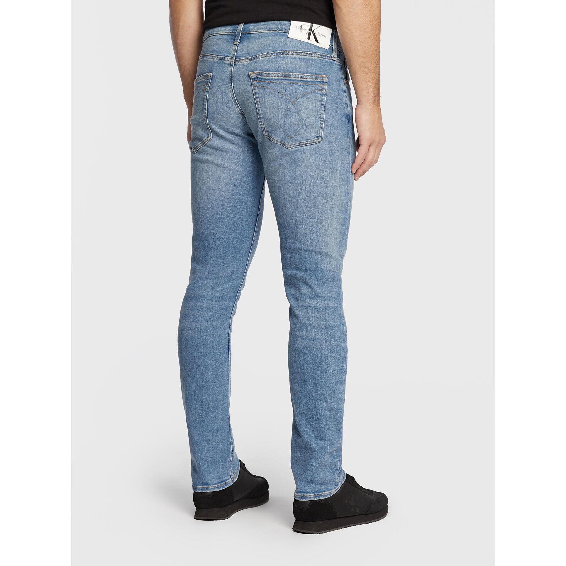 Calvin Klein Jeans Blugi J30J322297 Albastru Slim Fit - Pled.ro