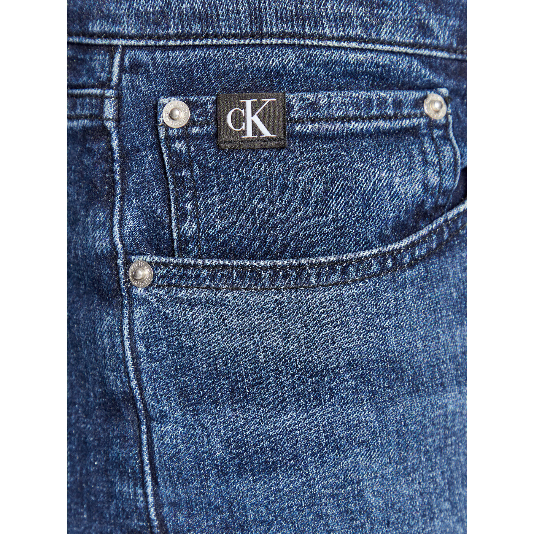 Calvin Klein Jeans Blugi J30J322434 Albastru Slim Taper Fit - Pled.ro