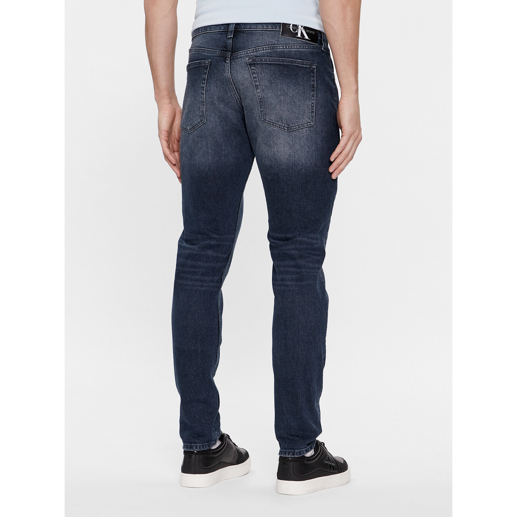 Calvin Klein Jeans Blugi J30J324189 Bleumarin Slim Fit - Pled.ro