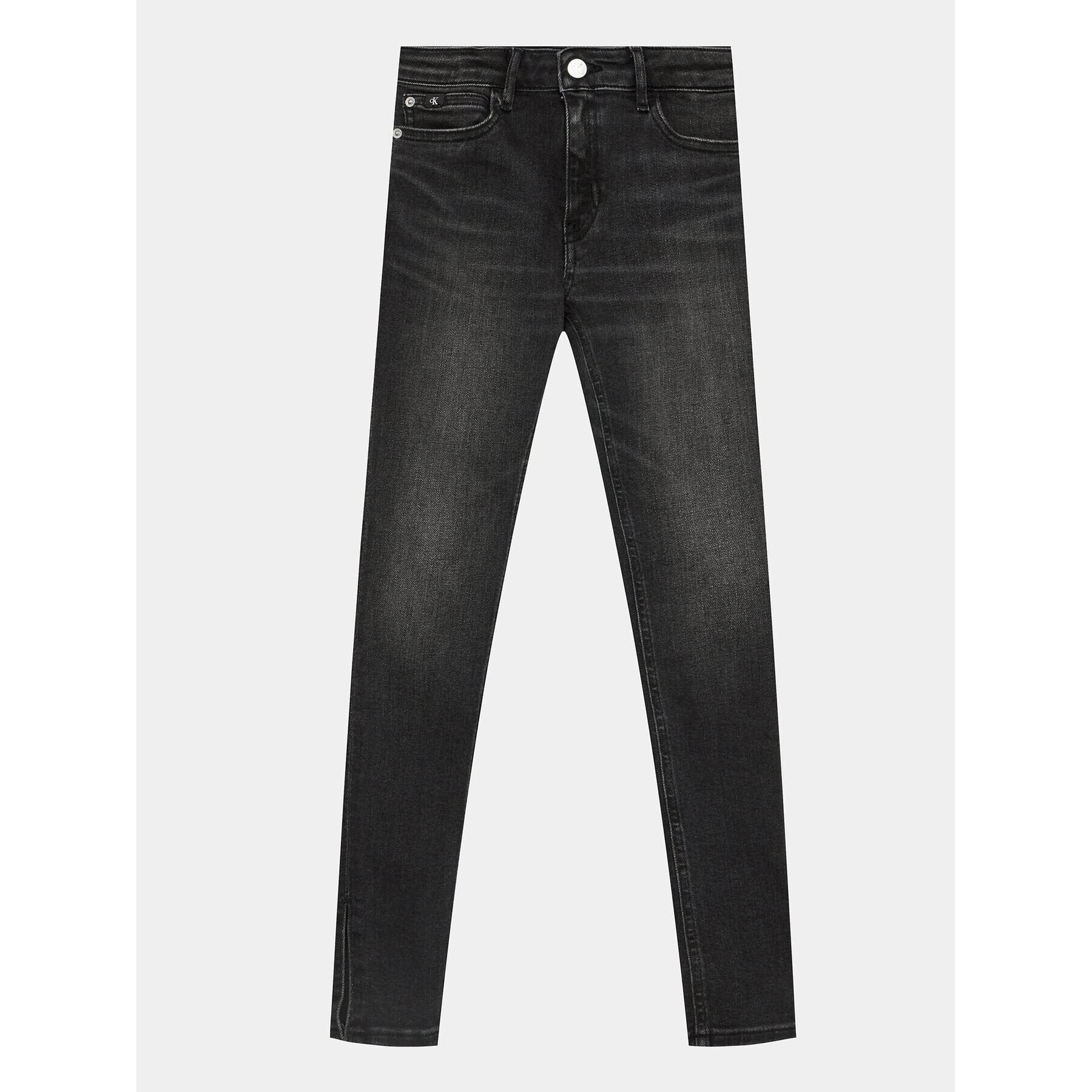 Calvin Klein Jeans Blugi Mr Slit IG0IG02267 Negru Skinny Fit - Pled.ro