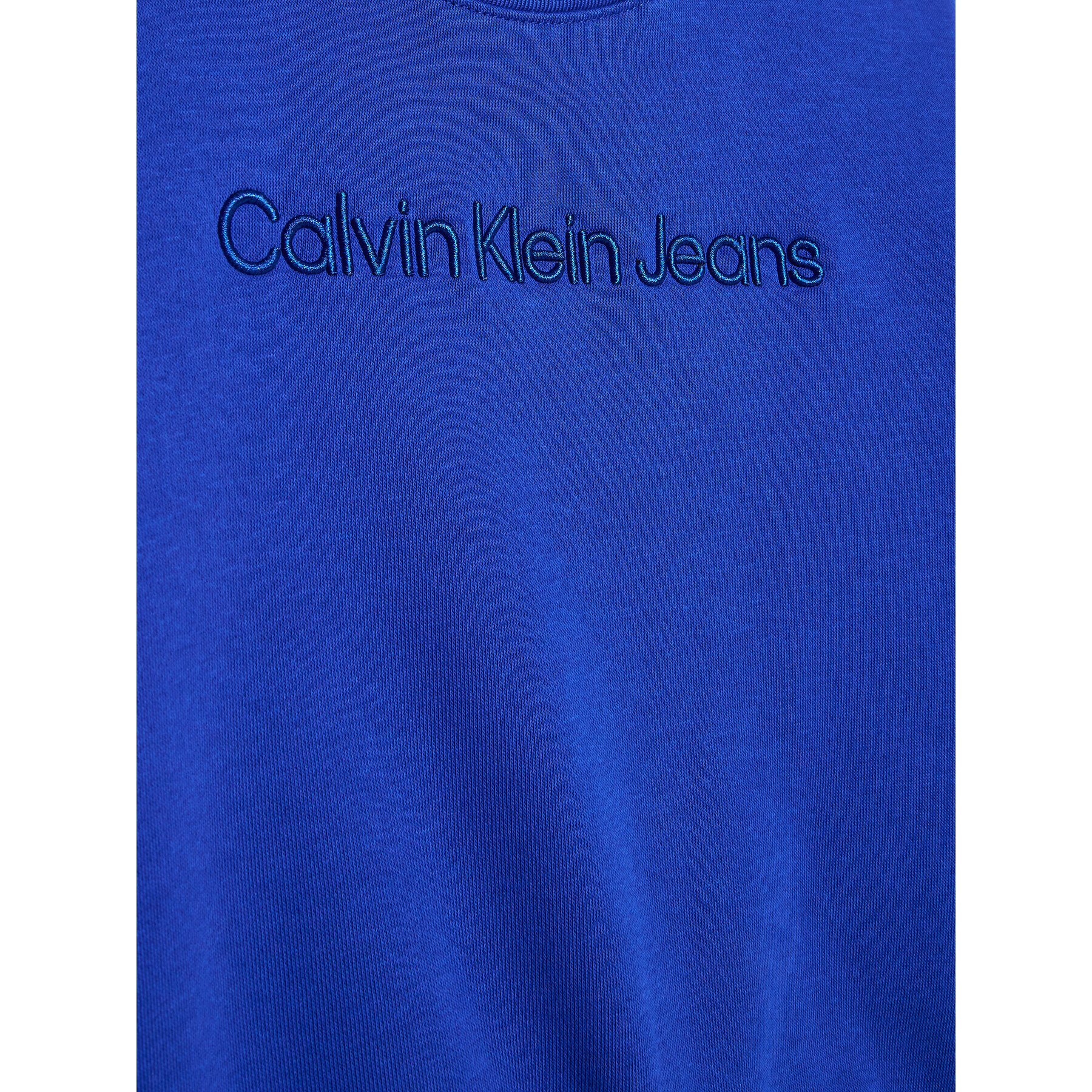 Calvin Klein Jeans Bluză Embroidery Logo IB0IB01562 Bleumarin Regular Fit - Pled.ro