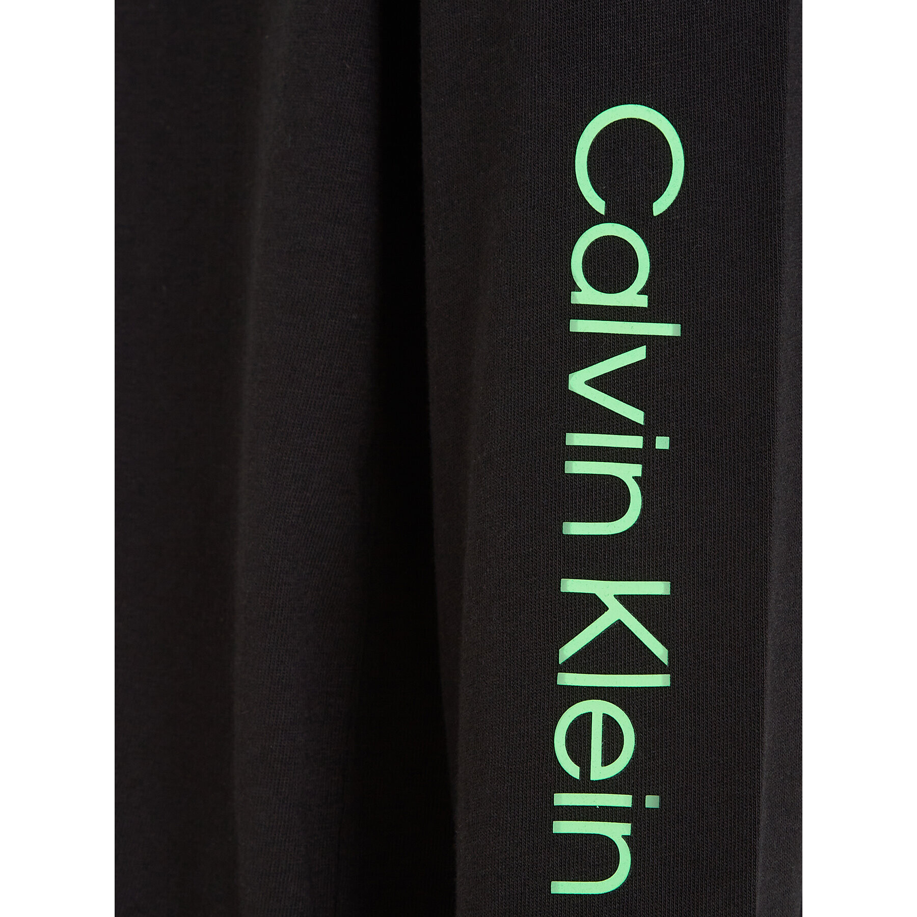 Calvin Klein Jeans Bluză Glow In The Dark IB0IB01897 Negru Regular Fit - Pled.ro