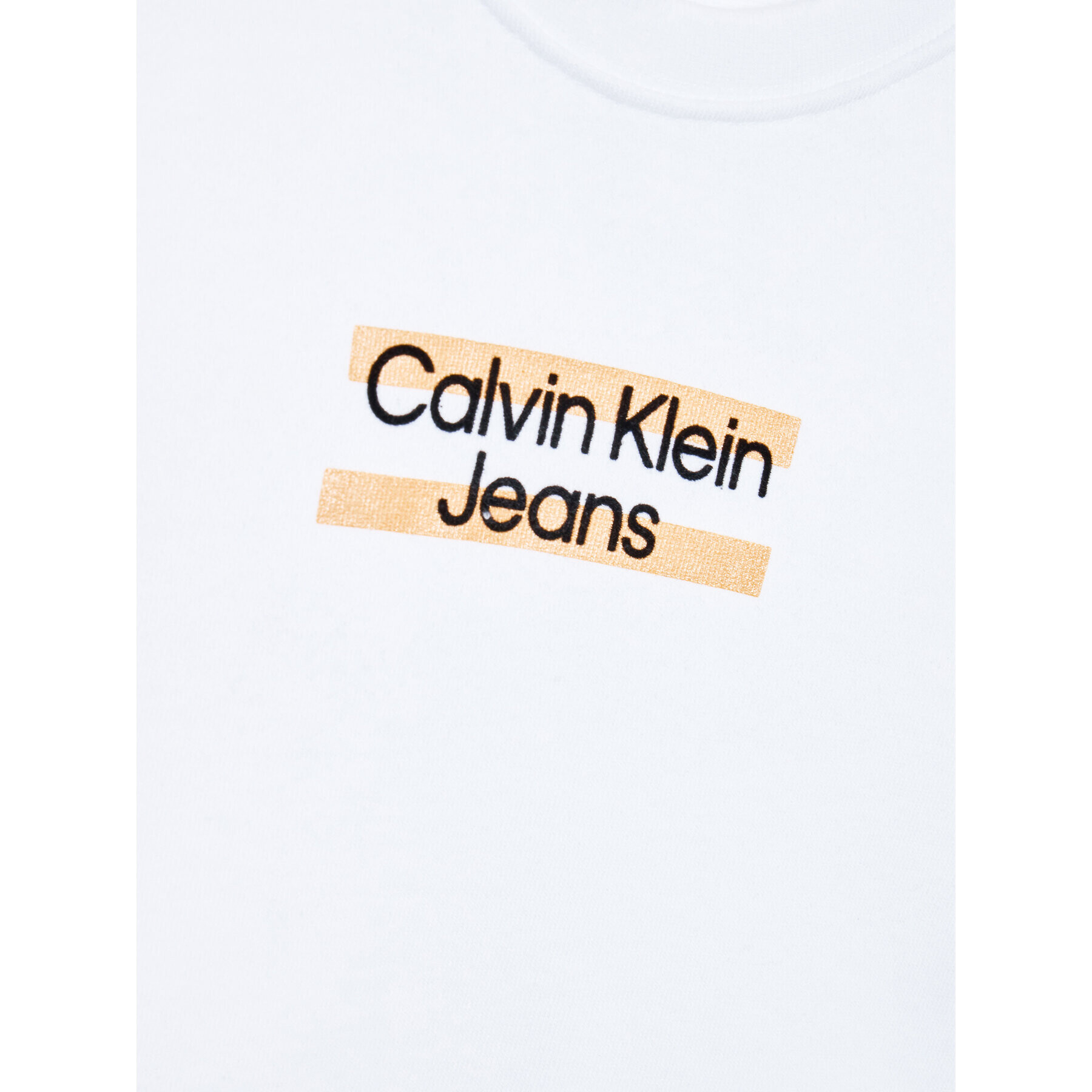 Calvin Klein Jeans Bluză Hero Logo IG0IG01936 Alb Regular Fit - Pled.ro