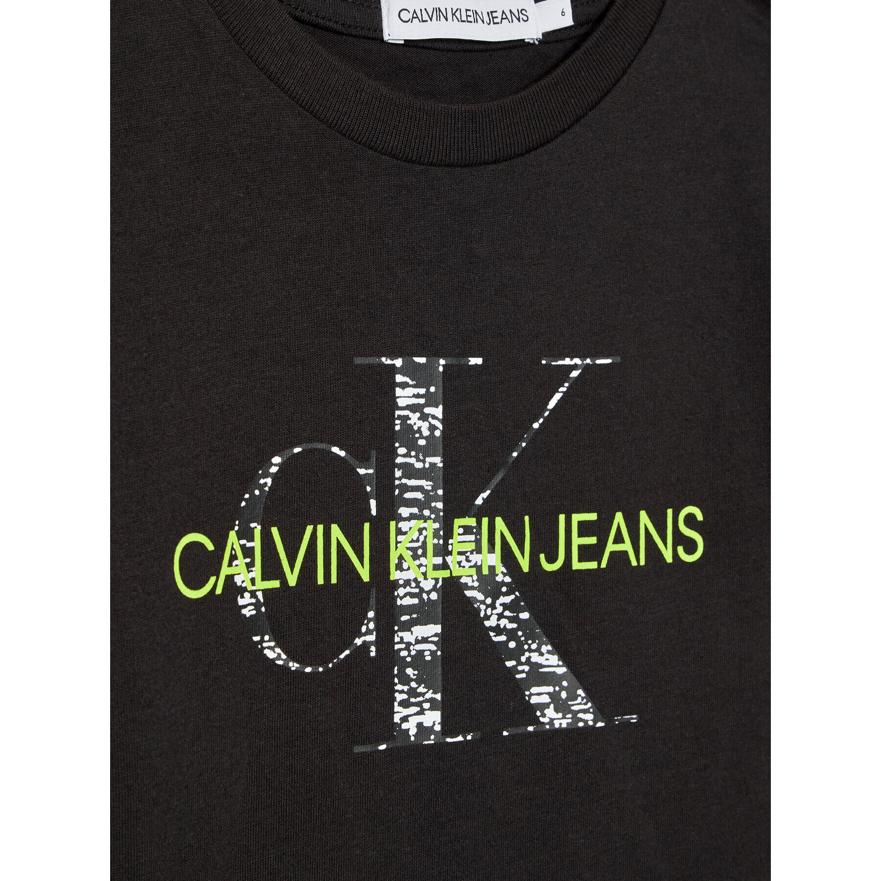 Calvin Klein Jeans Bluză Institutional IB0IB00999 Negru Regular Fit - Pled.ro