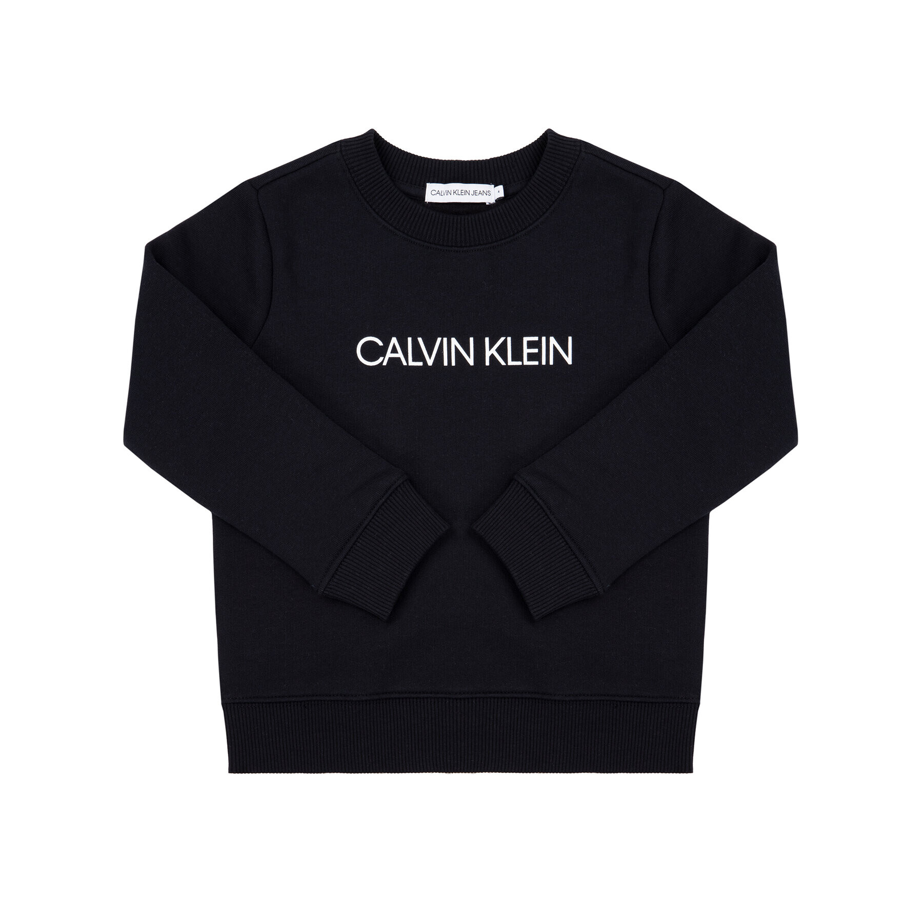 Calvin Klein Jeans Bluză Institutional IU0IU00040 Negru Regular Fit - Pled.ro