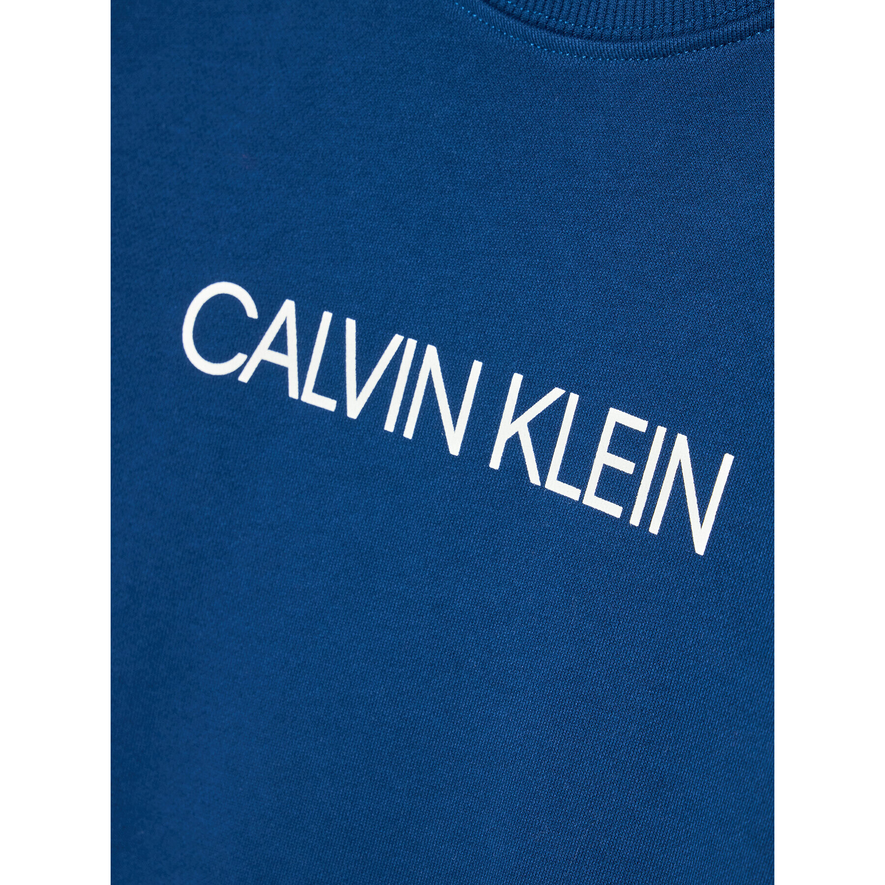 Calvin Klein Jeans Bluză Institutional Logo IU0IU00162 Bleumarin Regular Fit - Pled.ro