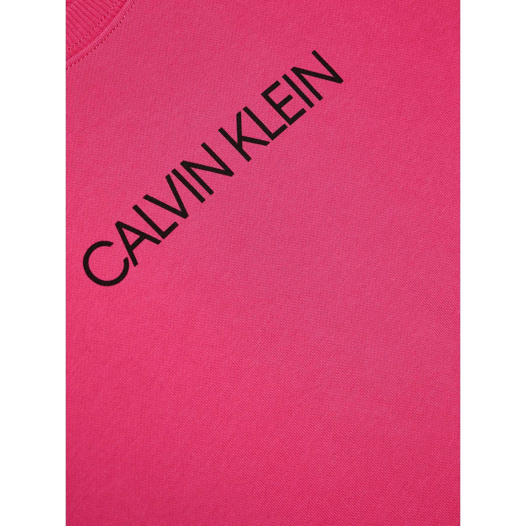 Calvin Klein Jeans Bluză Institutional Logo IU0IU00162 Roz Regular Fit - Pled.ro