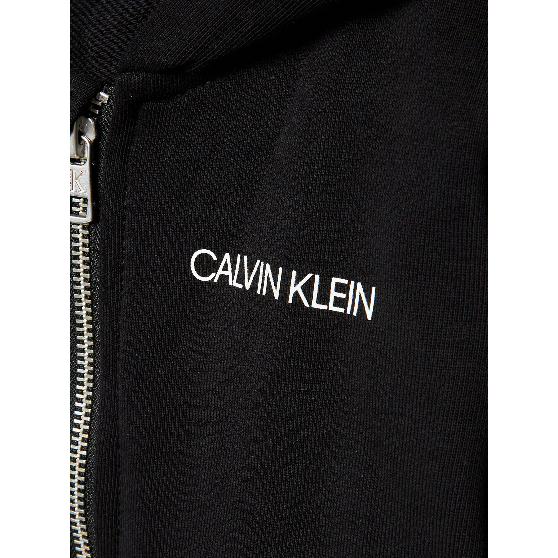 Calvin Klein Jeans Bluză Institutional Logo IU0IU00292 Negru Regular Fit - Pled.ro