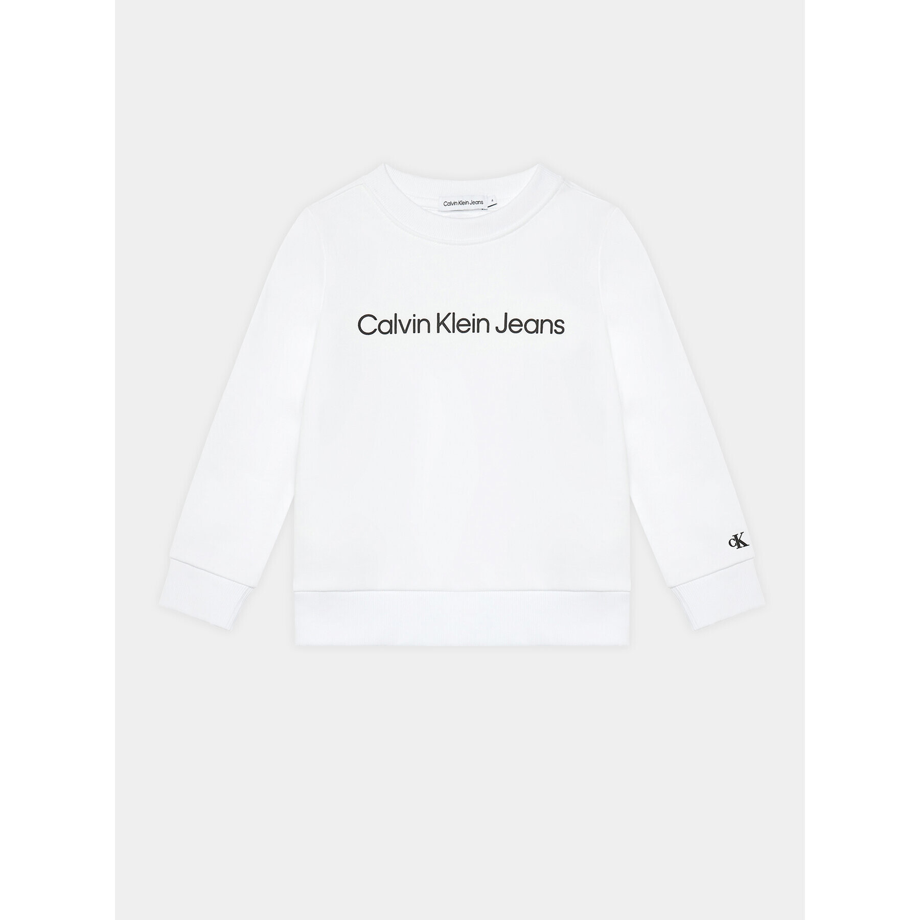 Calvin Klein Jeans Bluză IU0IU00581 D Alb Regular Fit - Pled.ro