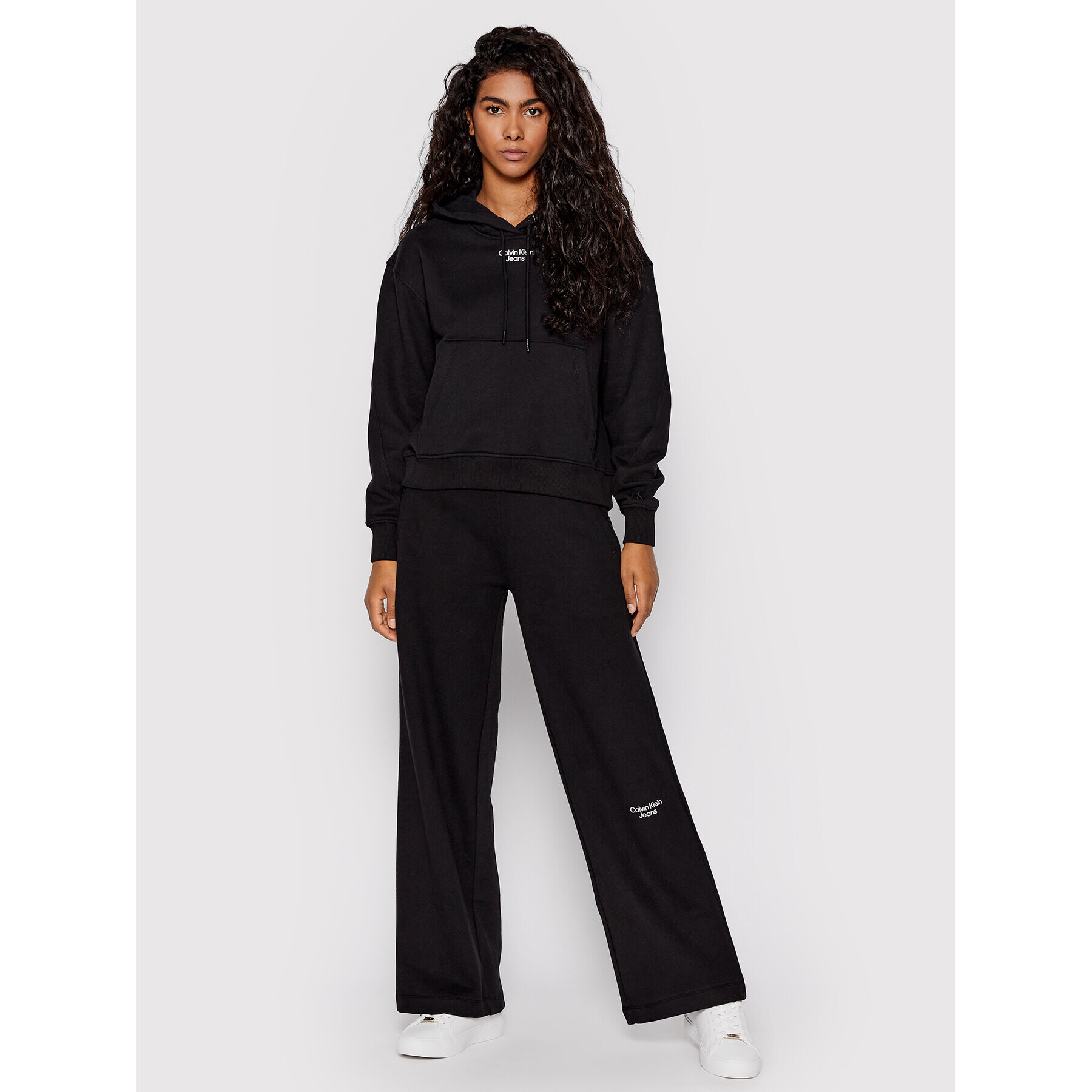 Calvin Klein Jeans Bluză J20J218048 Negru Relaxed Fit - Pled.ro