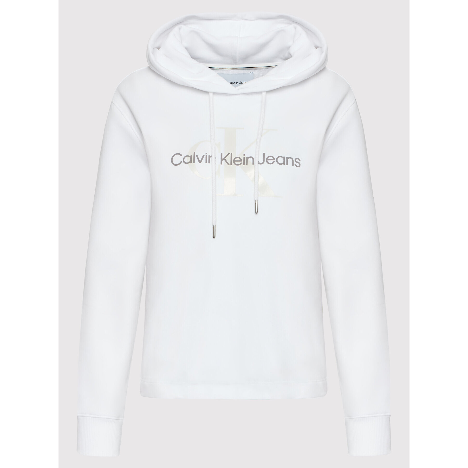 Calvin Klein Jeans Bluză J20J218103 Alb Regular Fit - Pled.ro