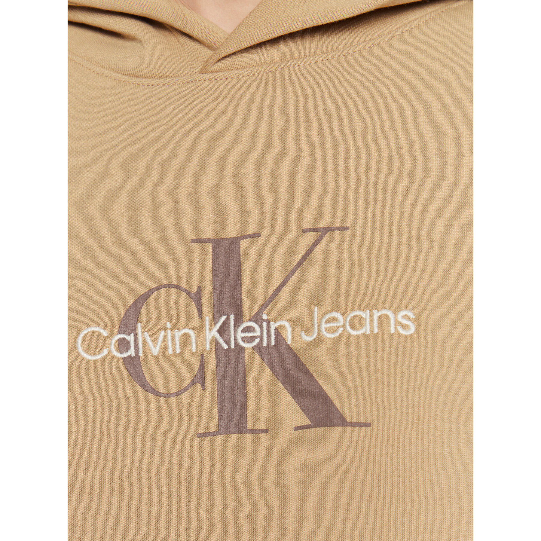 Calvin Klein Jeans Bluză J20J220427 Bej Oversize - Pled.ro