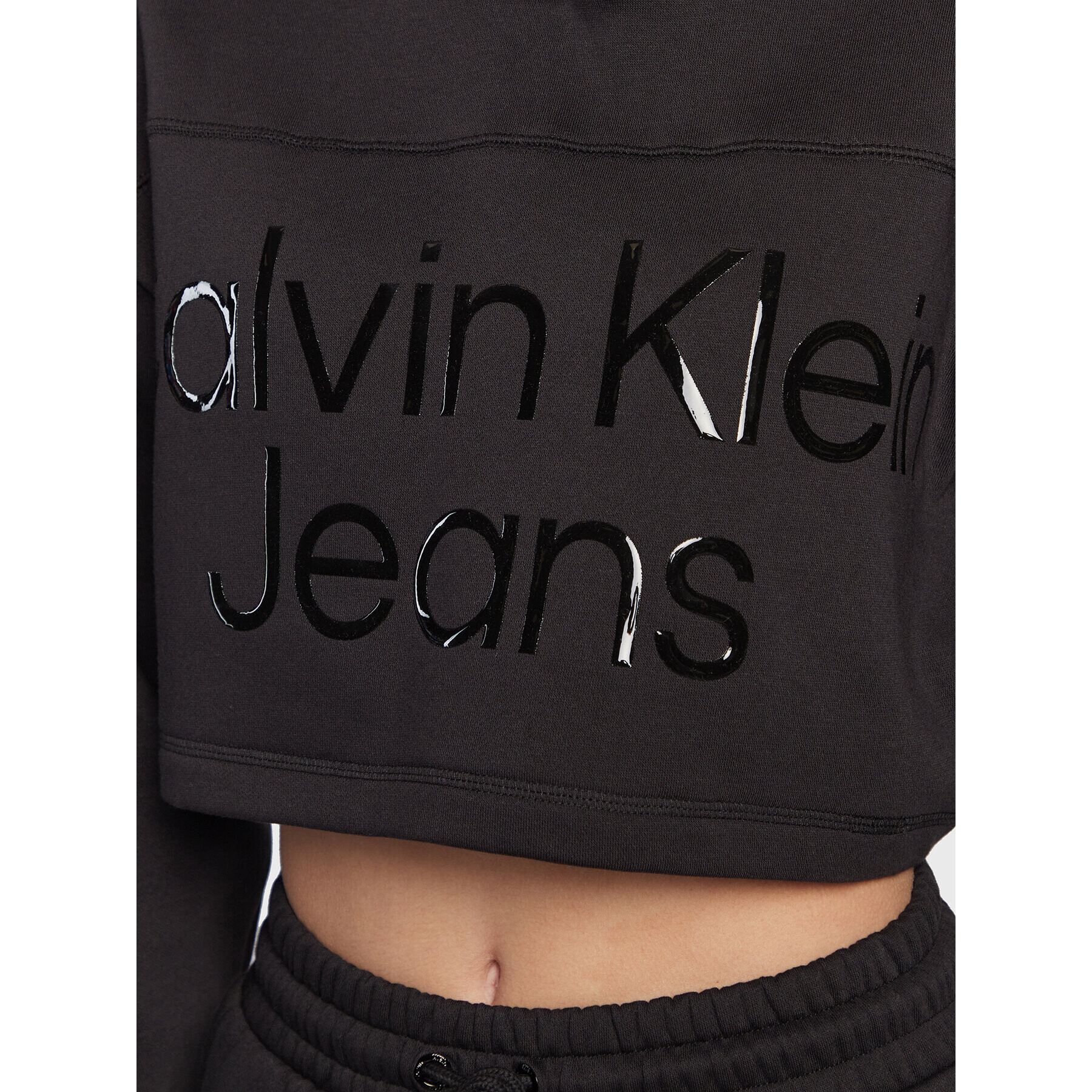 Calvin Klein Jeans Bluză J20J220560 Negru Relaxed Fit - Pled.ro