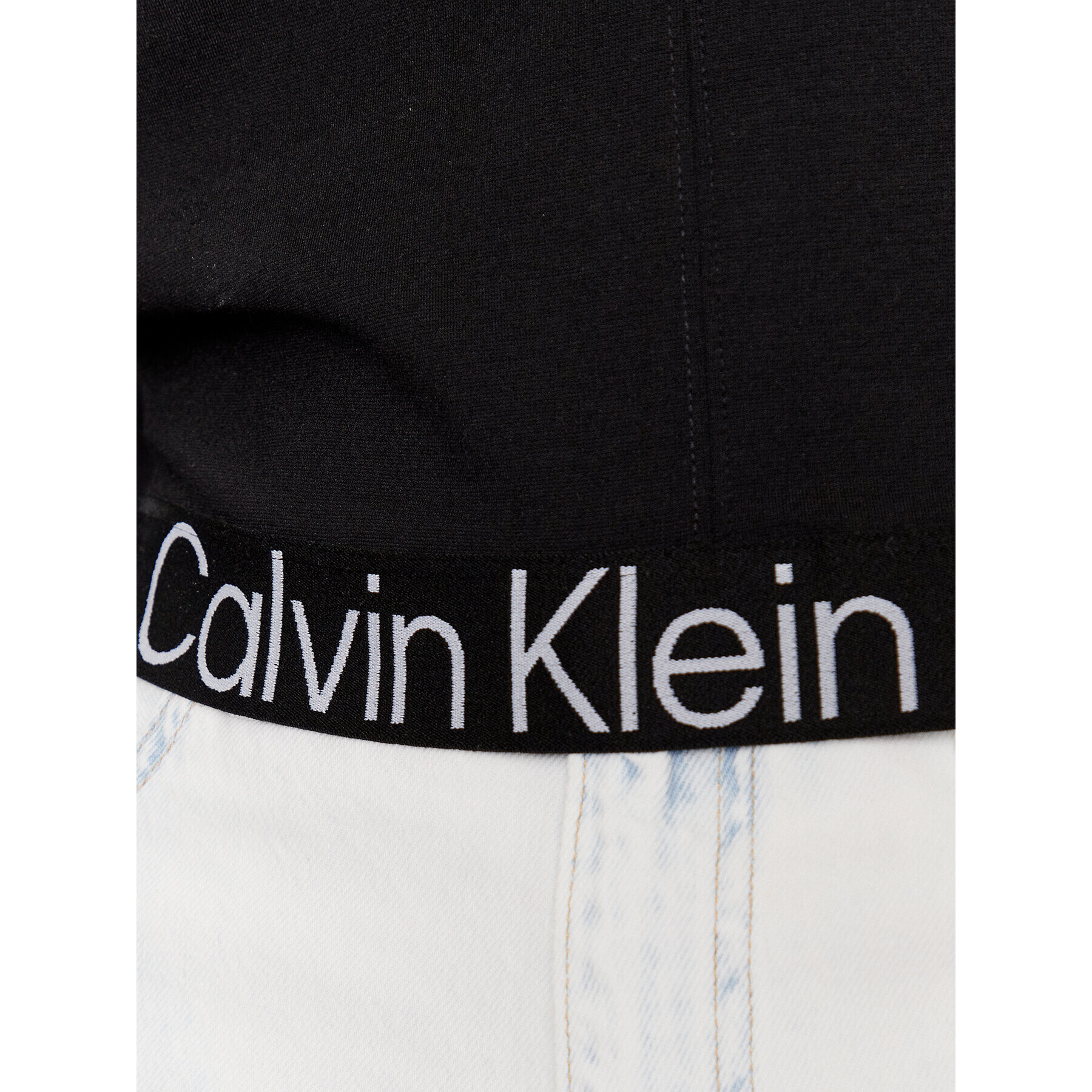 Calvin Klein Jeans Bluză J20J221413 Negru Regular Fit - Pled.ro