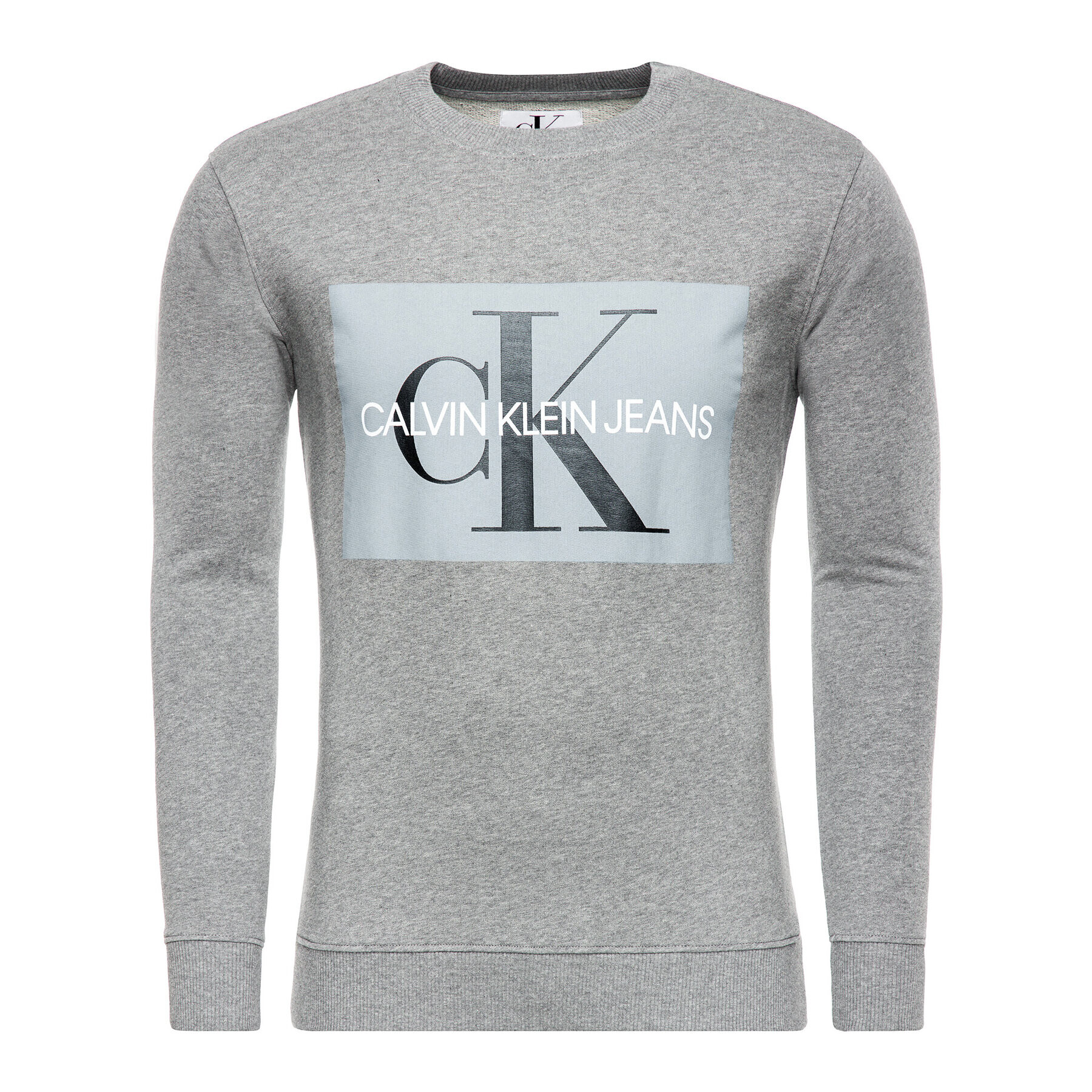 Calvin Klein Jeans Bluză J30J307742 Gri Regular Fit - Pled.ro