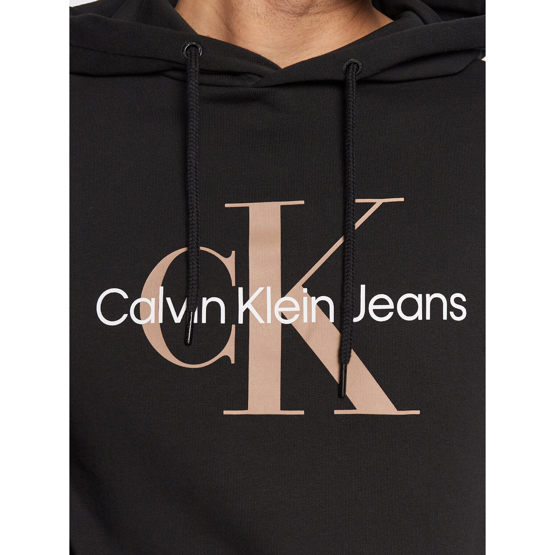 Calvin Klein Jeans Bluză J30J320805 Negru Regular Fit - Pled.ro