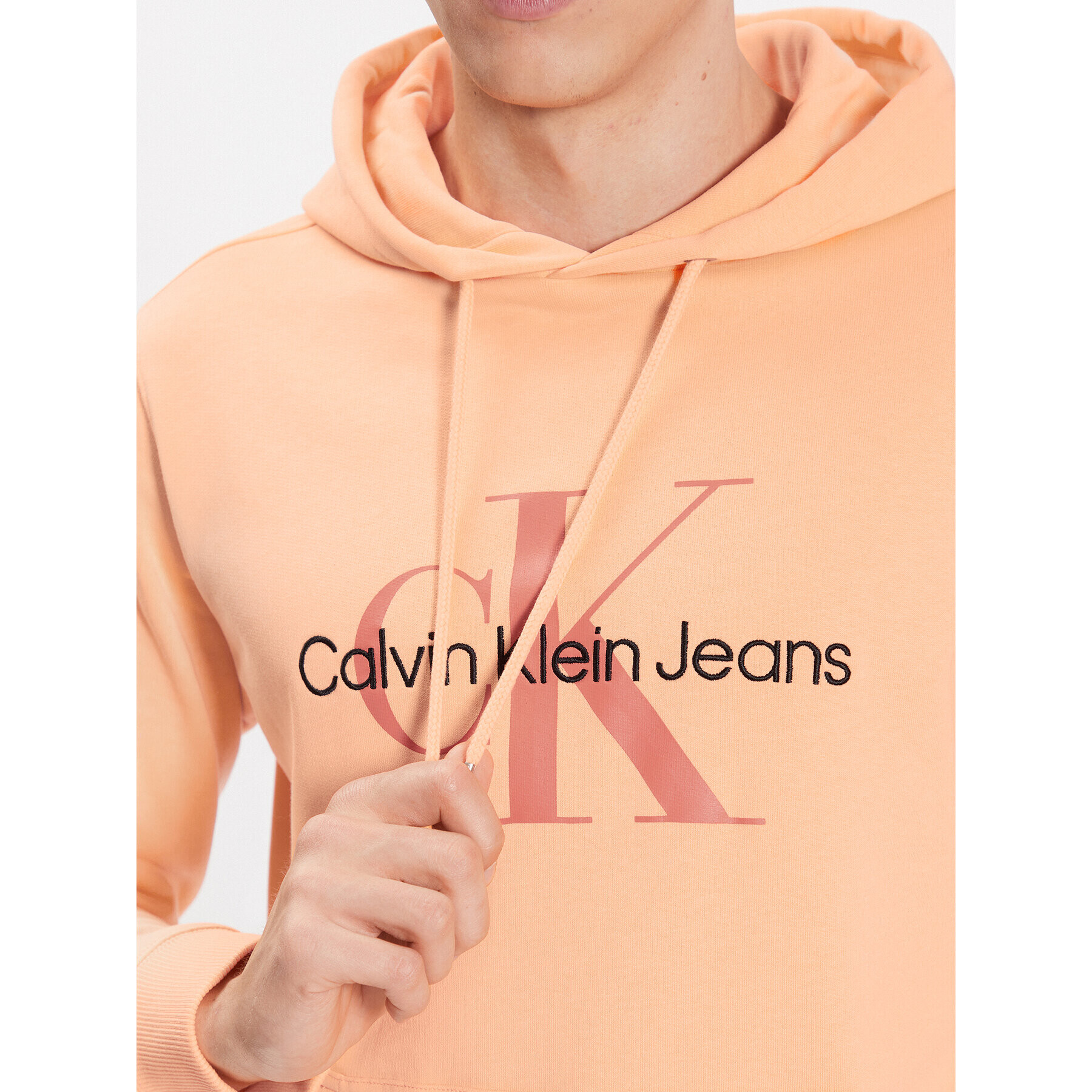 Calvin Klein Jeans Bluză J30J320805 Portocaliu Regular Fit - Pled.ro