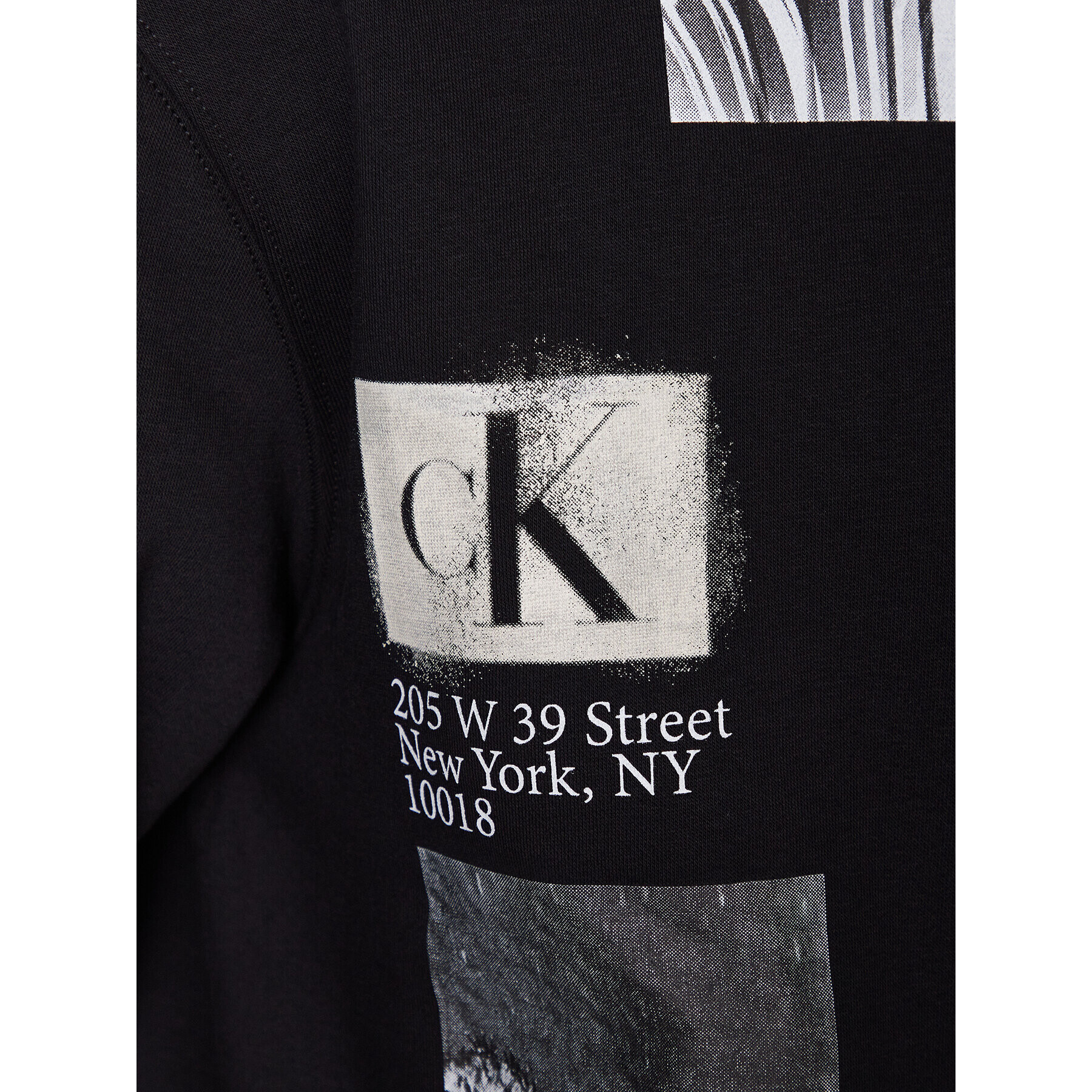 Calvin Klein Jeans Bluză J30J323227 Negru Relaxed Fit - Pled.ro