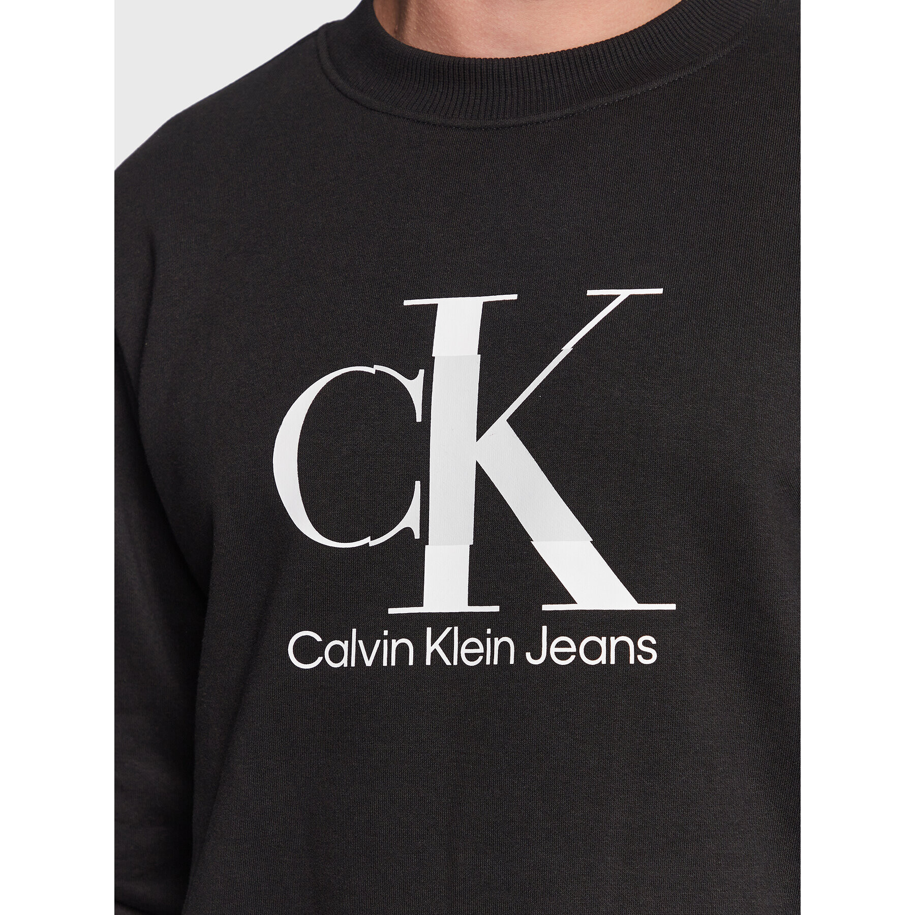 Calvin Klein Jeans Bluză J30J323298 Negru Regular Fit - Pled.ro