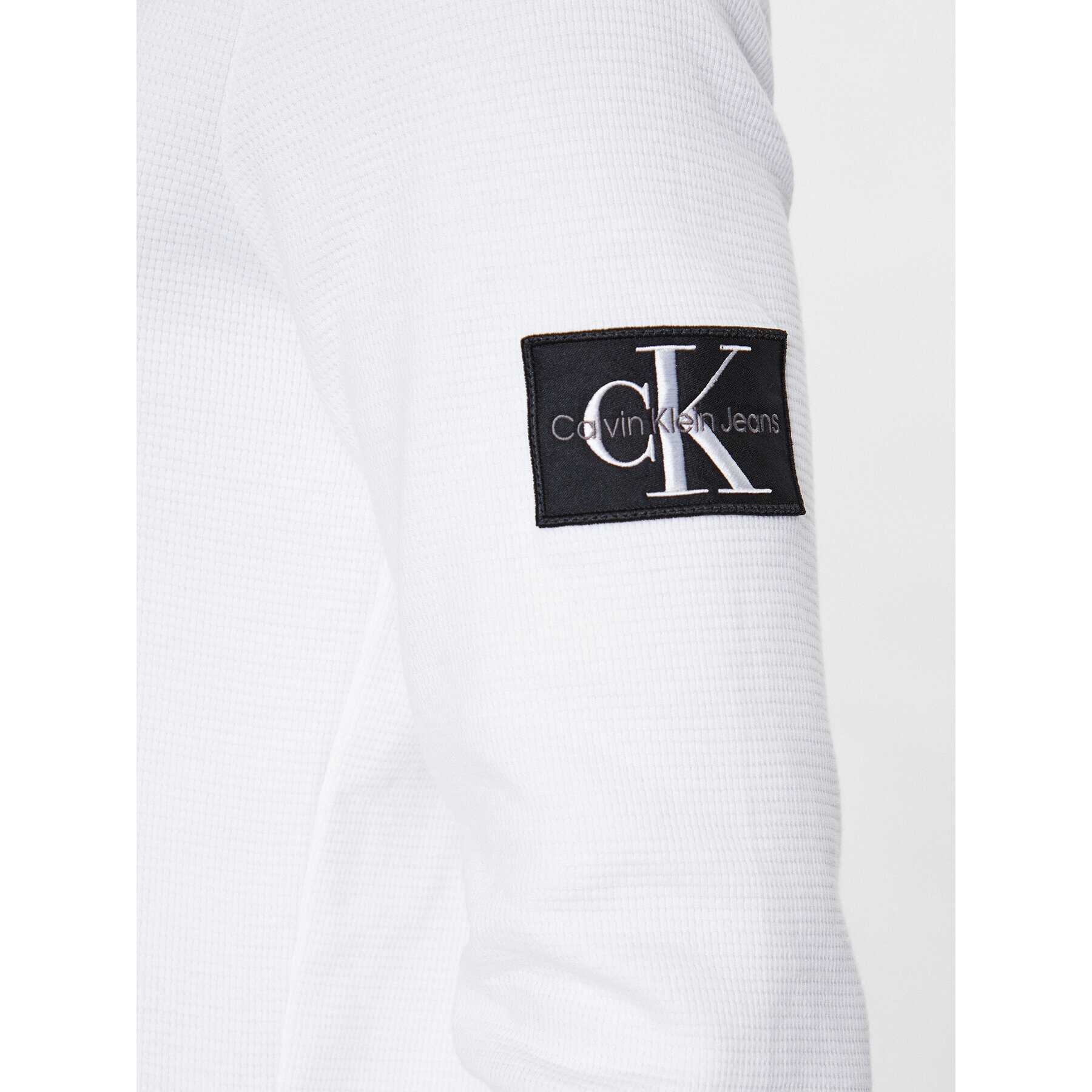 Calvin Klein Jeans Bluză J30J323485 Alb Regular Fit - Pled.ro