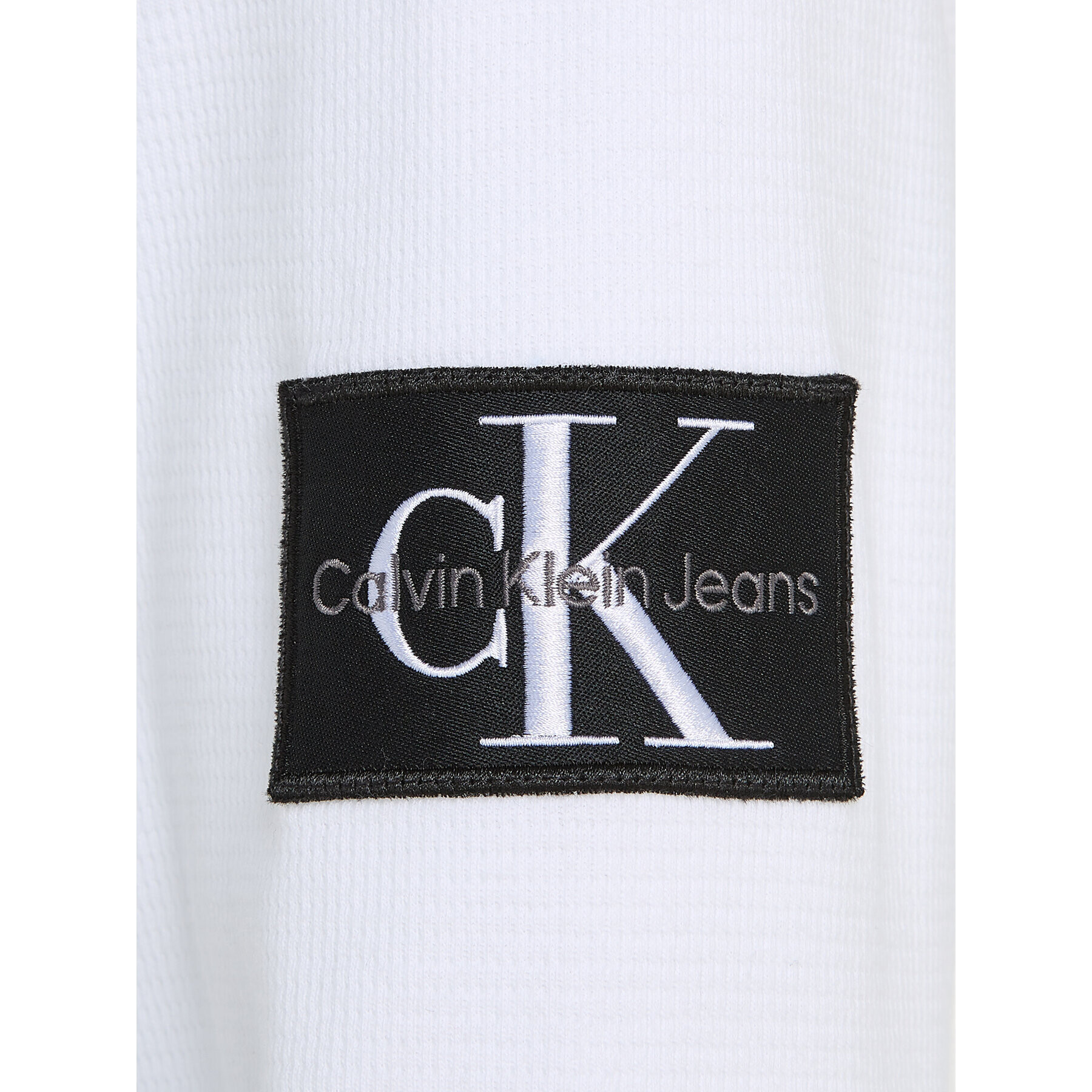 Calvin Klein Jeans Bluză J30J323485 Alb Regular Fit - Pled.ro