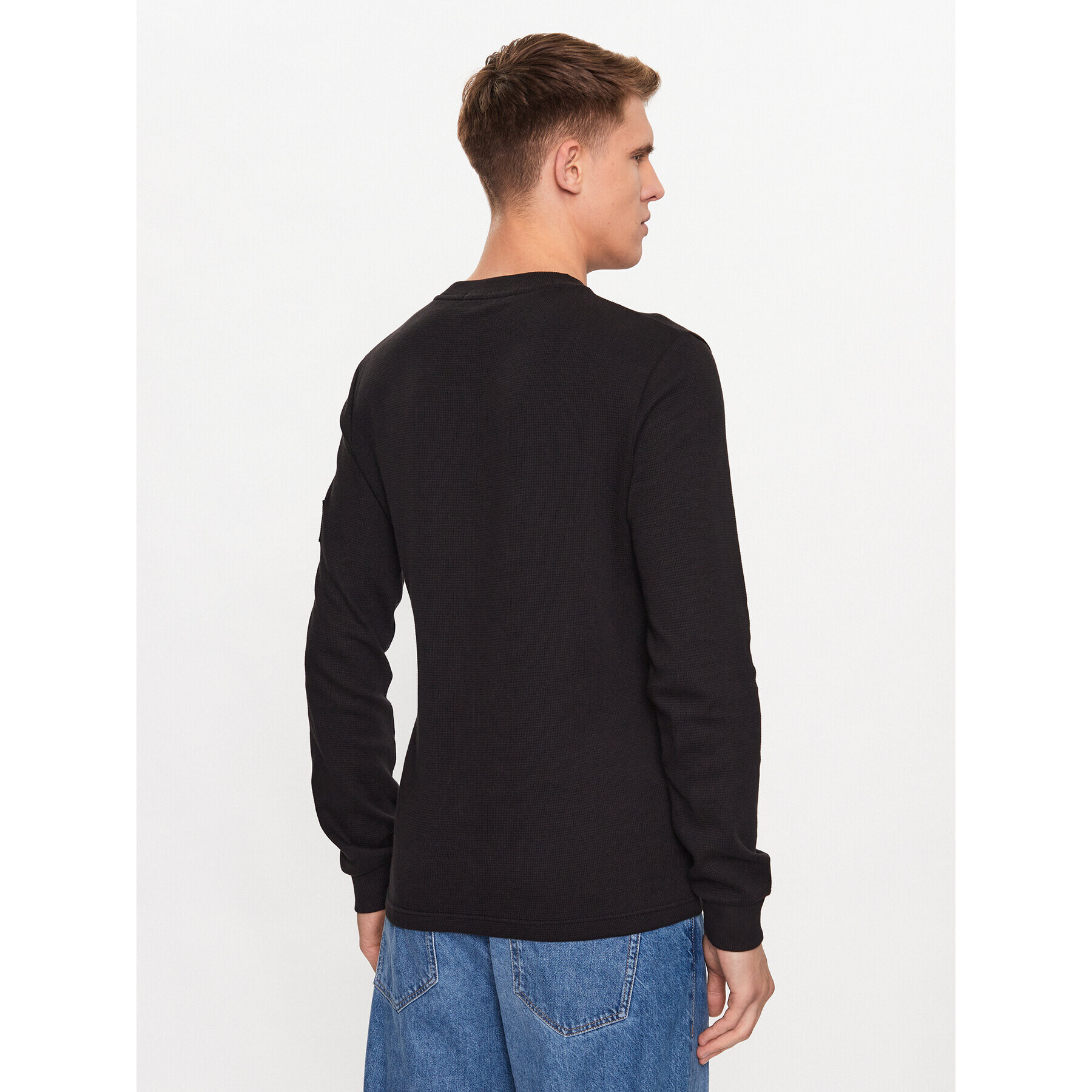 Calvin Klein Jeans Bluză J30J323485 Negru Regular Fit - Pled.ro