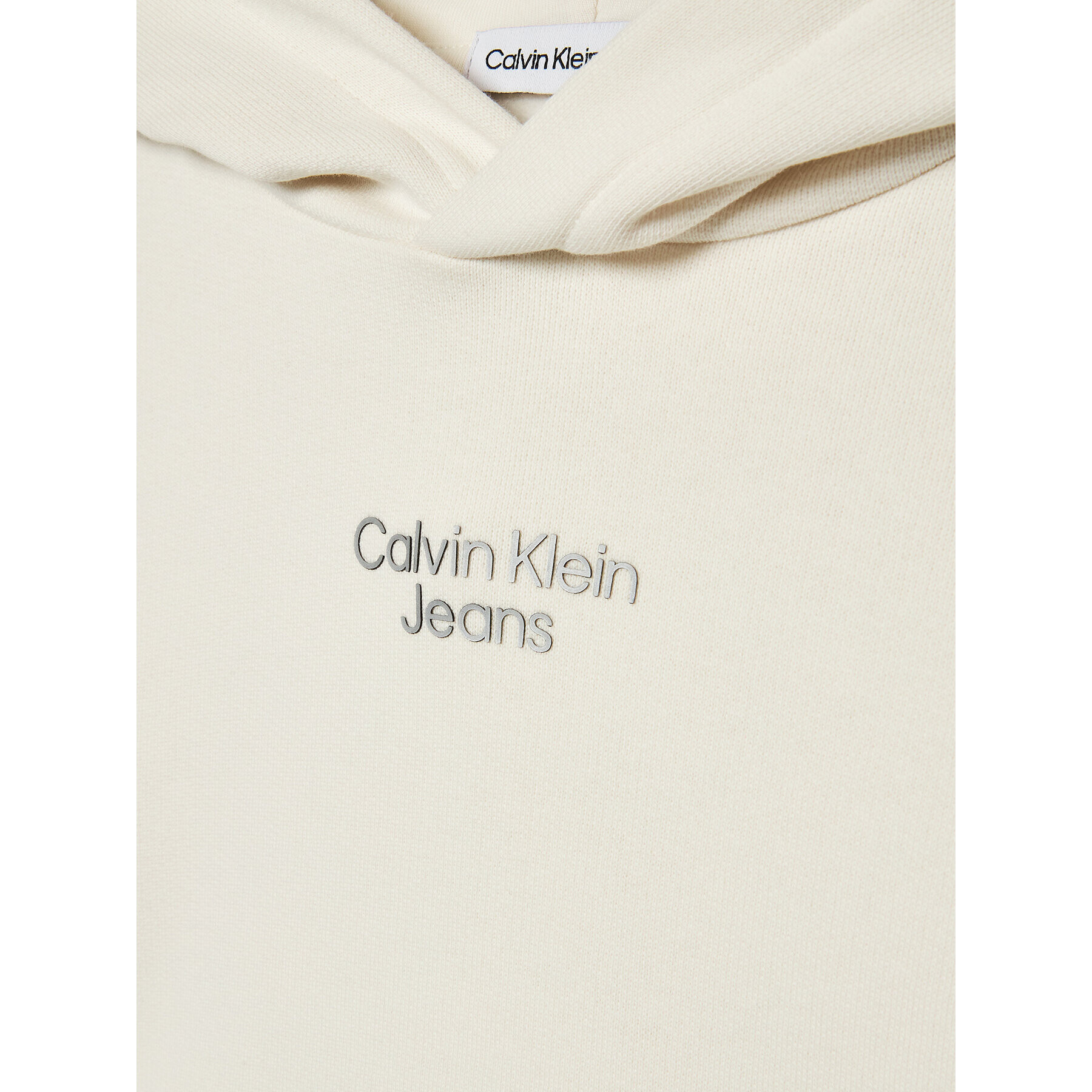 Calvin Klein Jeans Bluză Logo IG0IG01525 Écru Regular Fit - Pled.ro