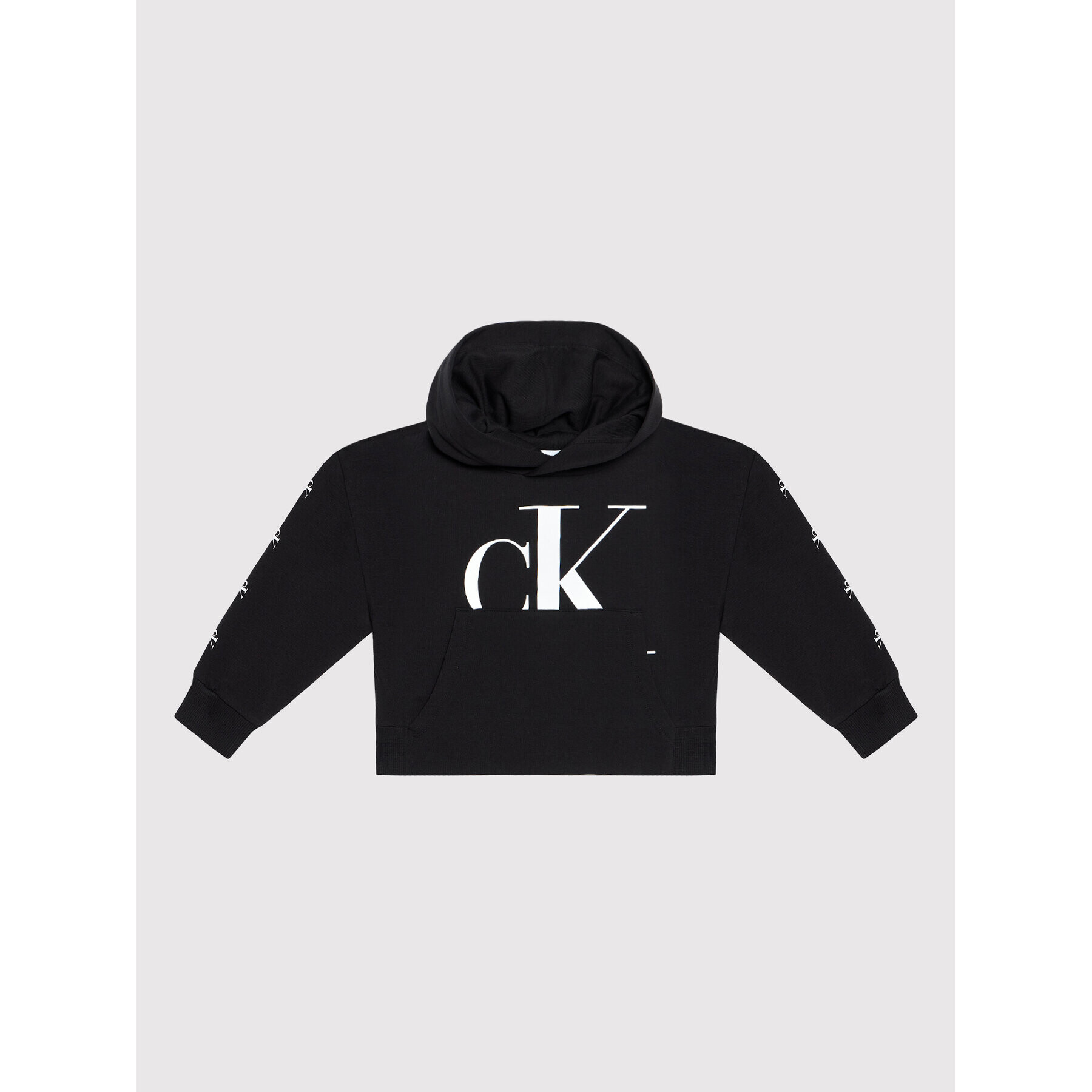 Calvin Klein Jeans Bluză Mini Monogram IG0IG01007 Negru Regular Fit - Pled.ro