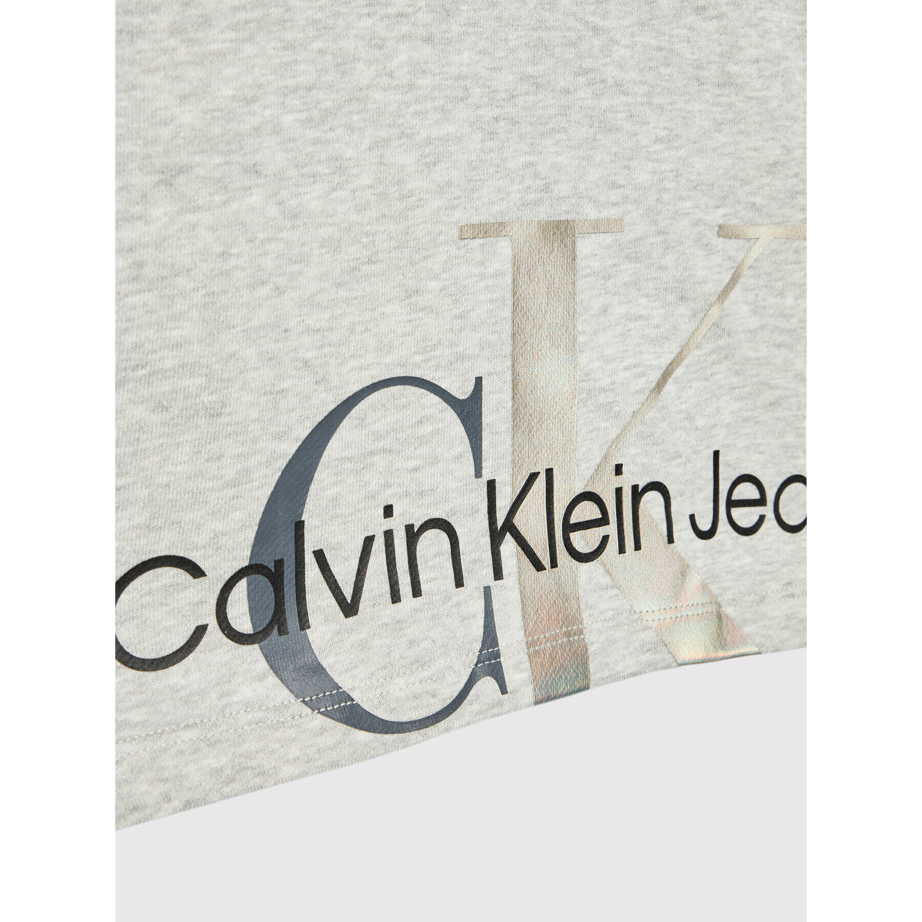 Calvin Klein Jeans Bluză Mixed Monogram IG0IG01277 Gri Regular Fit - Pled.ro