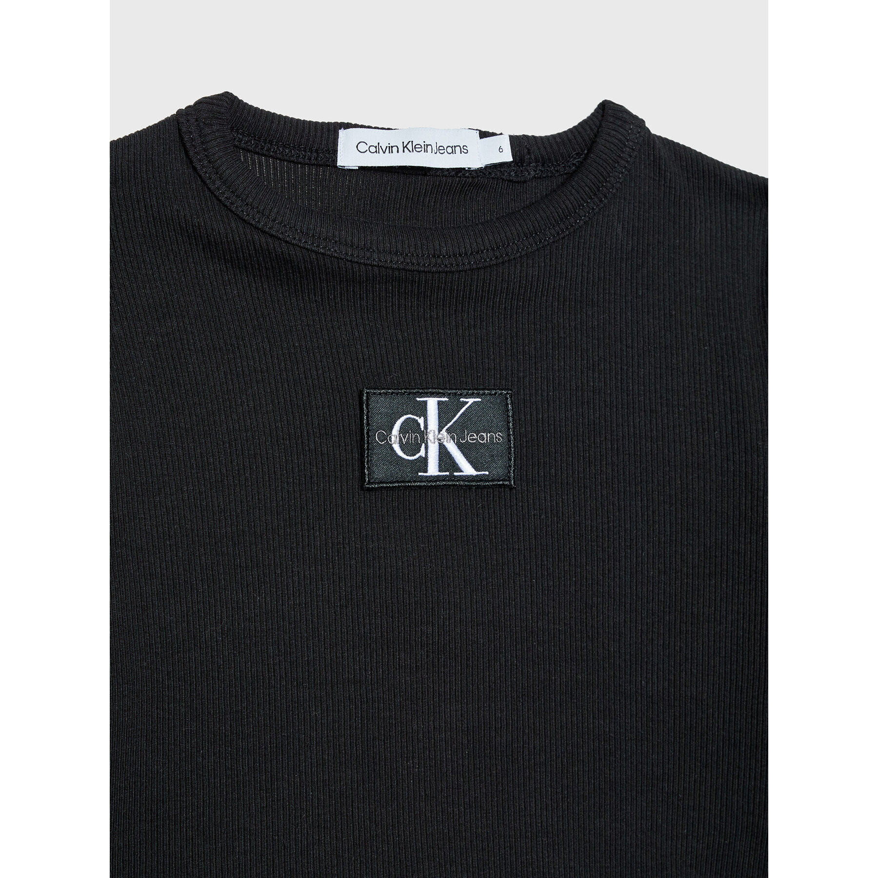 Calvin Klein Jeans Bluză Monogram IG0IG01571 Negru Regular Fit - Pled.ro