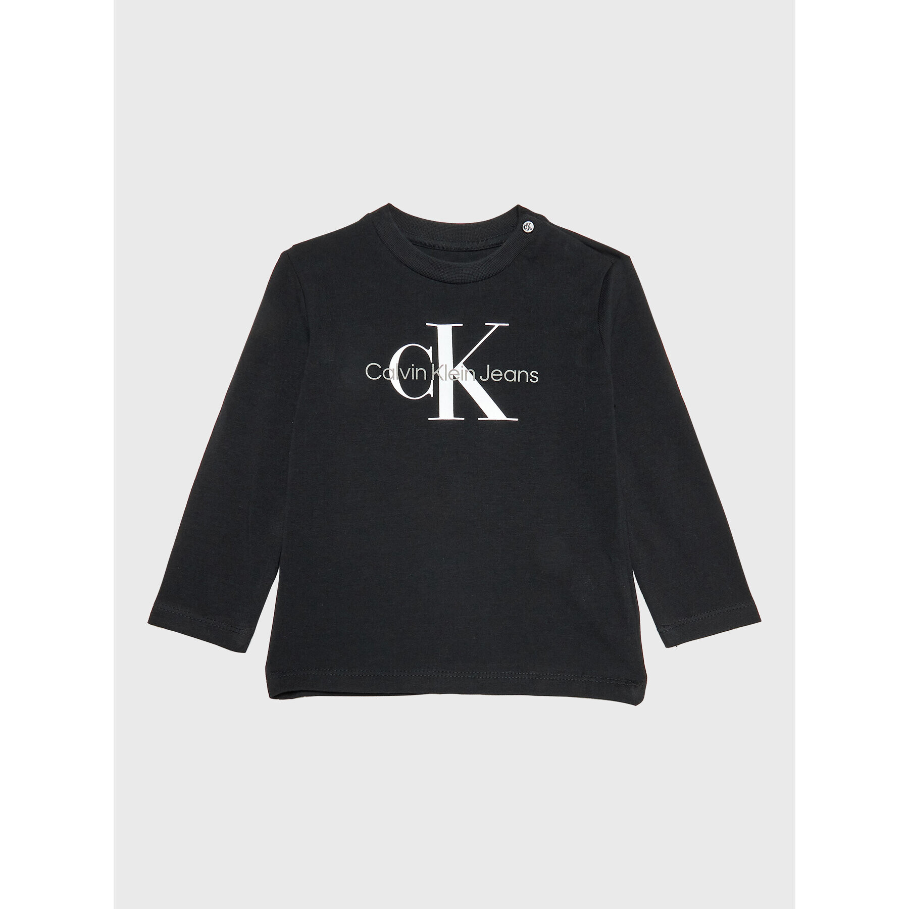 Calvin Klein Jeans Bluză Monogram IN0IN00005 Negru Regular Fit - Pled.ro