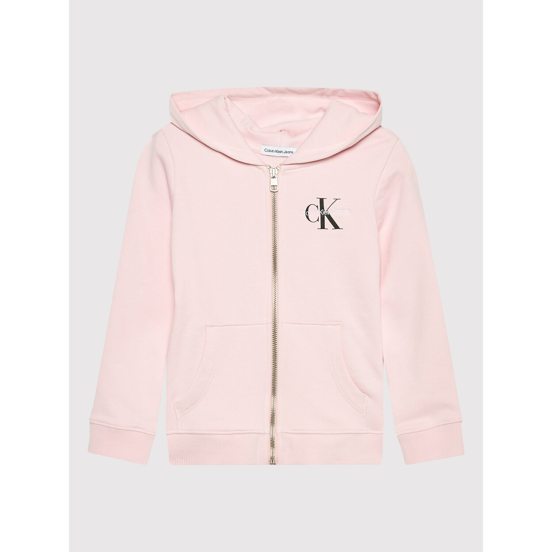 Calvin Klein Jeans Bluză Monogram IU0IU00275 Roz Regular Fit - Pled.ro