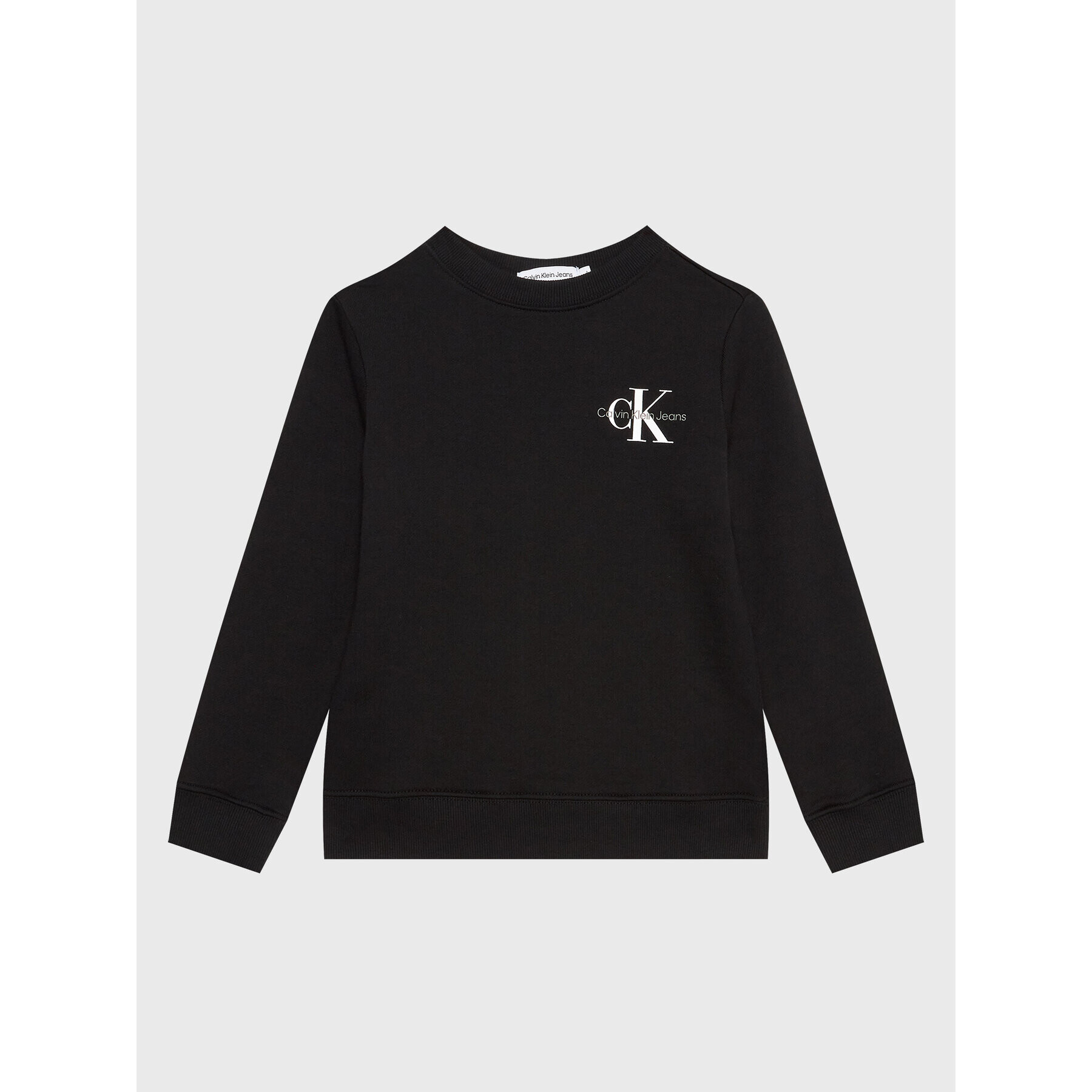 Calvin Klein Jeans Bluză Monogram IU0IU00397 Negru Regular Fit - Pled.ro