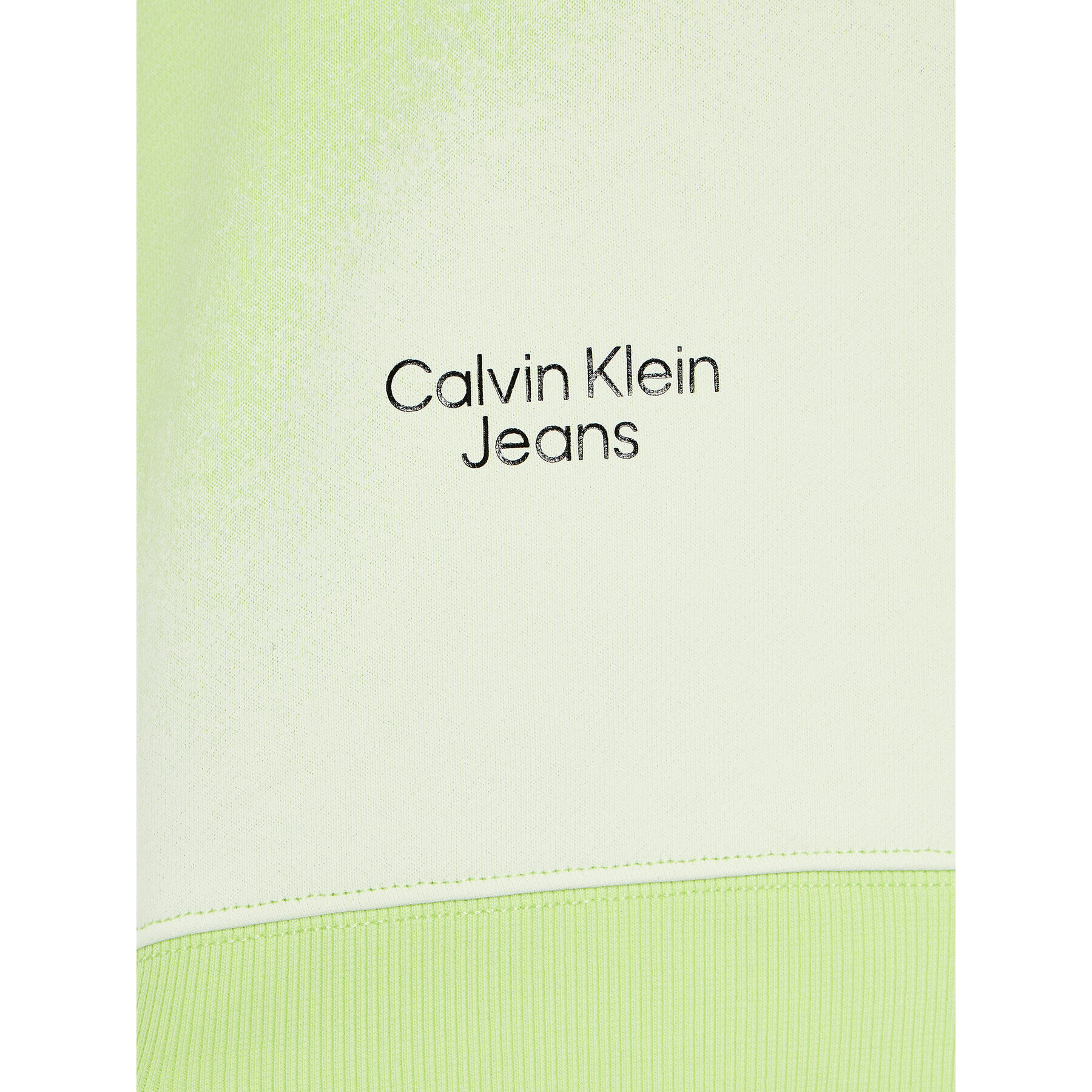 Calvin Klein Jeans Bluză Spray IU0IU00549 Verde Regular Fit - Pled.ro