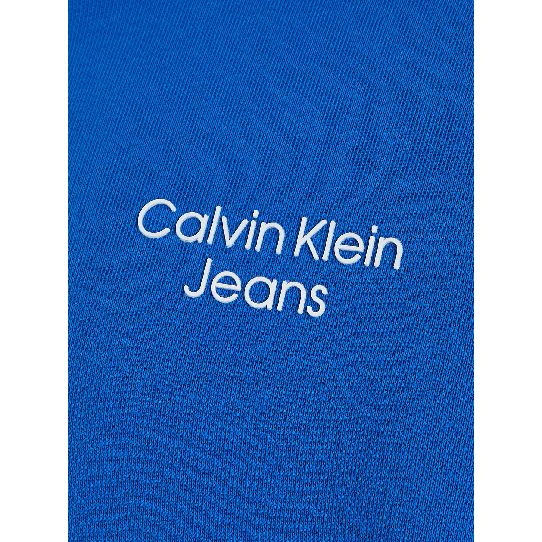 Calvin Klein Jeans Bluză Stack Logo IB0IB01293 Albastru Regular Fit - Pled.ro