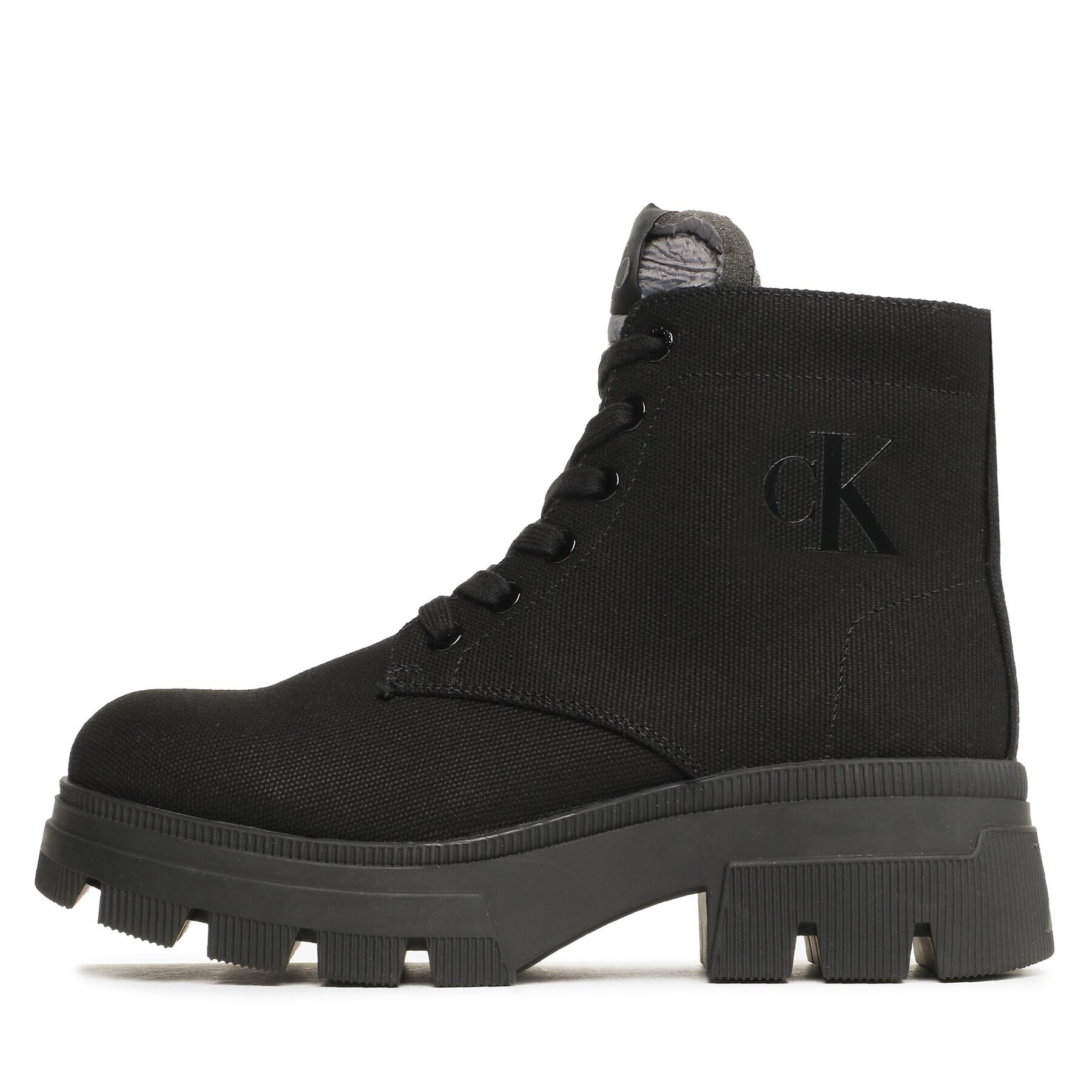 Calvin Klein Jeans Botine Chunky Boot Vintange Tongue YW0YW00947 Negru - Pled.ro