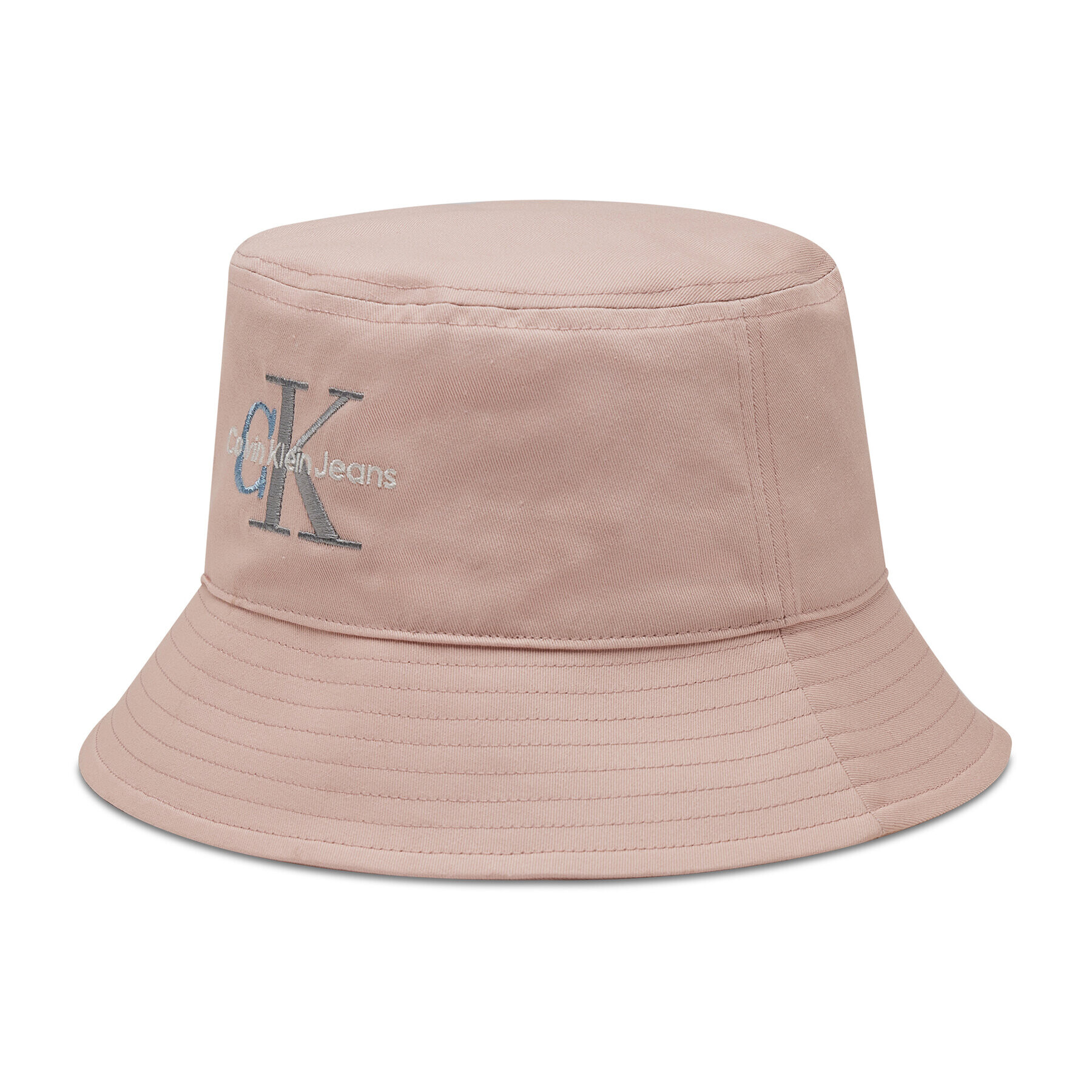 Calvin Klein Jeans Bucket Hat Double Embroidery Bucket K60K608847 Roz - Pled.ro