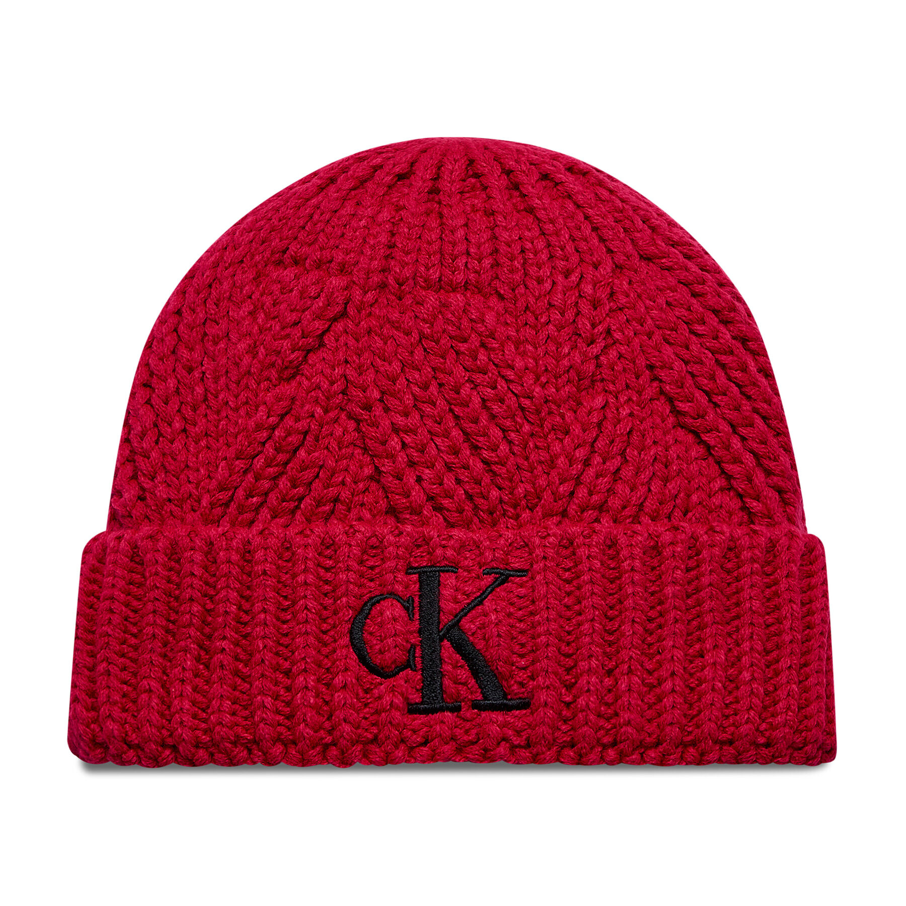 Calvin Klein Jeans Căciulă Fantasy Stitch Beanie IU0IU00216 Roșu - Pled.ro