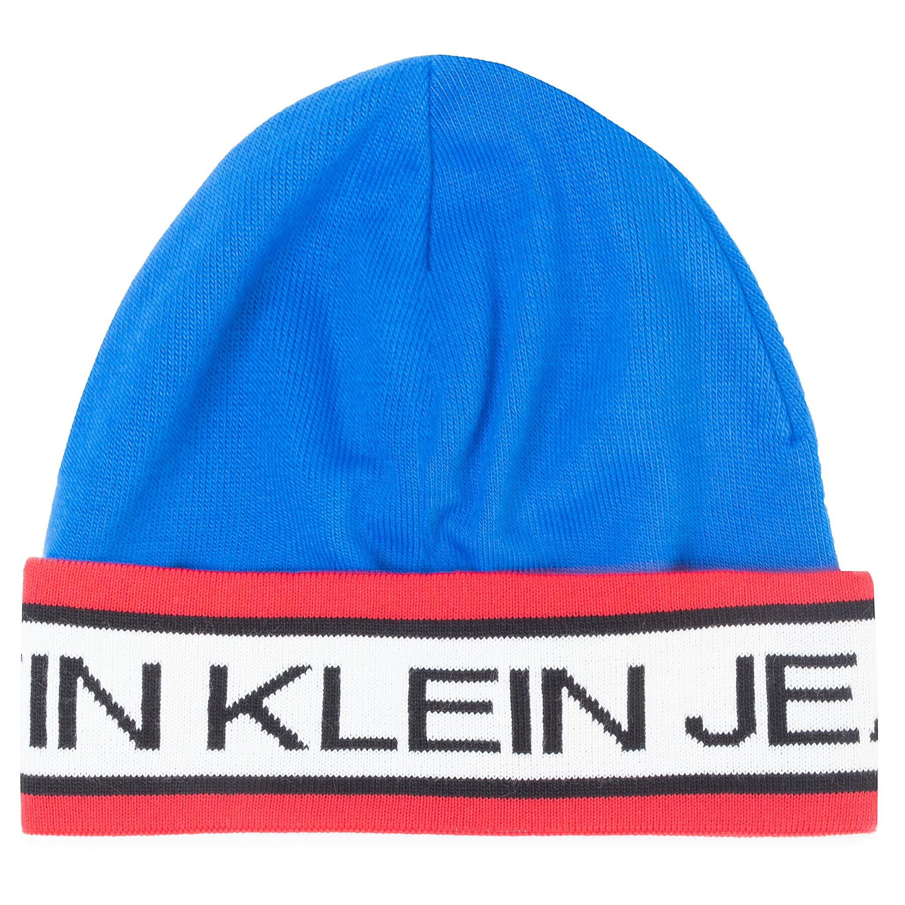 Calvin Klein Jeans Căciulă J Punk Stripe Beanie K50K505324 Albastru - Pled.ro