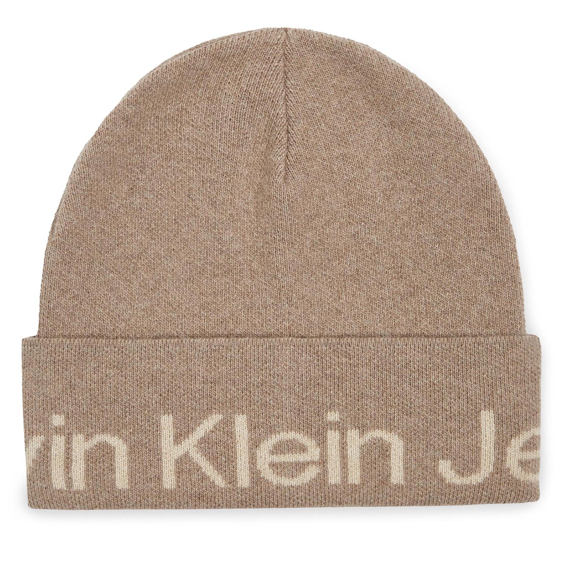 Calvin Klein Jeans Căciulă Logo Beanie K60K611271 Gri - Pled.ro